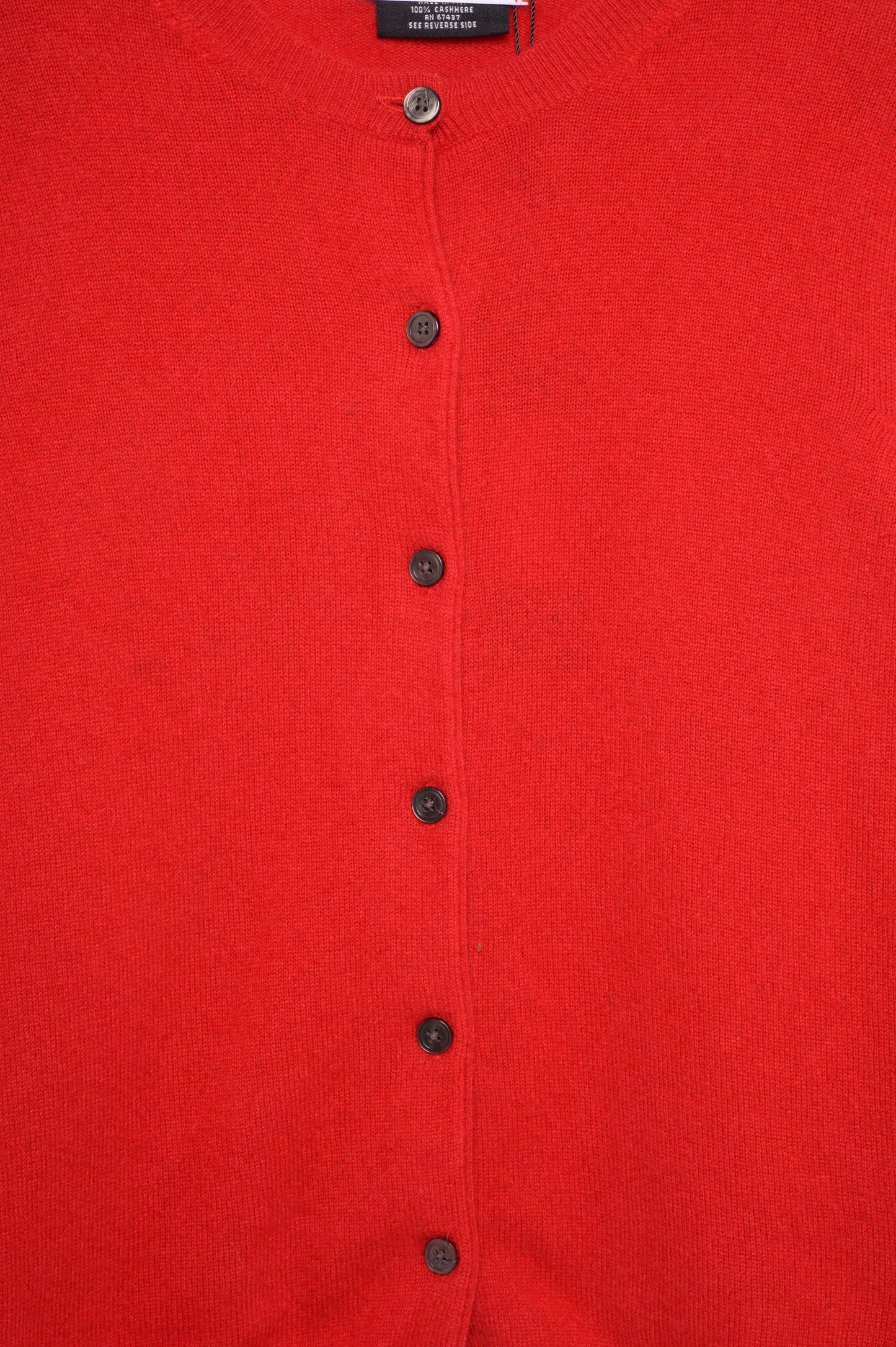 Red Ralph Lauren Cashmere Cardigan