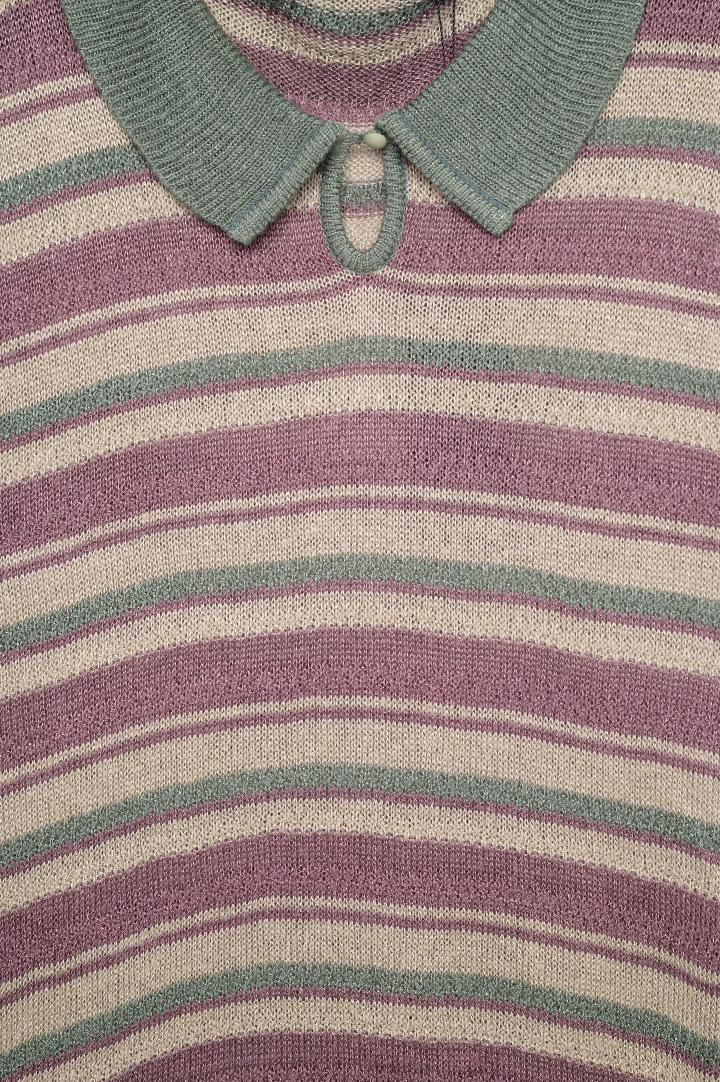 Striped Knit Polo