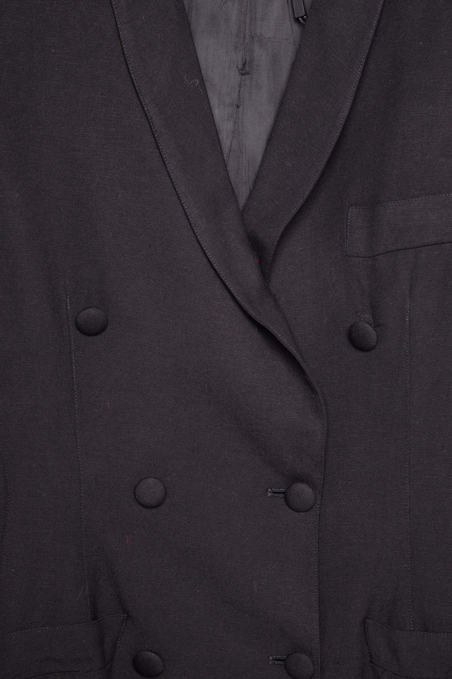 Double Breasted Linen Blazer
