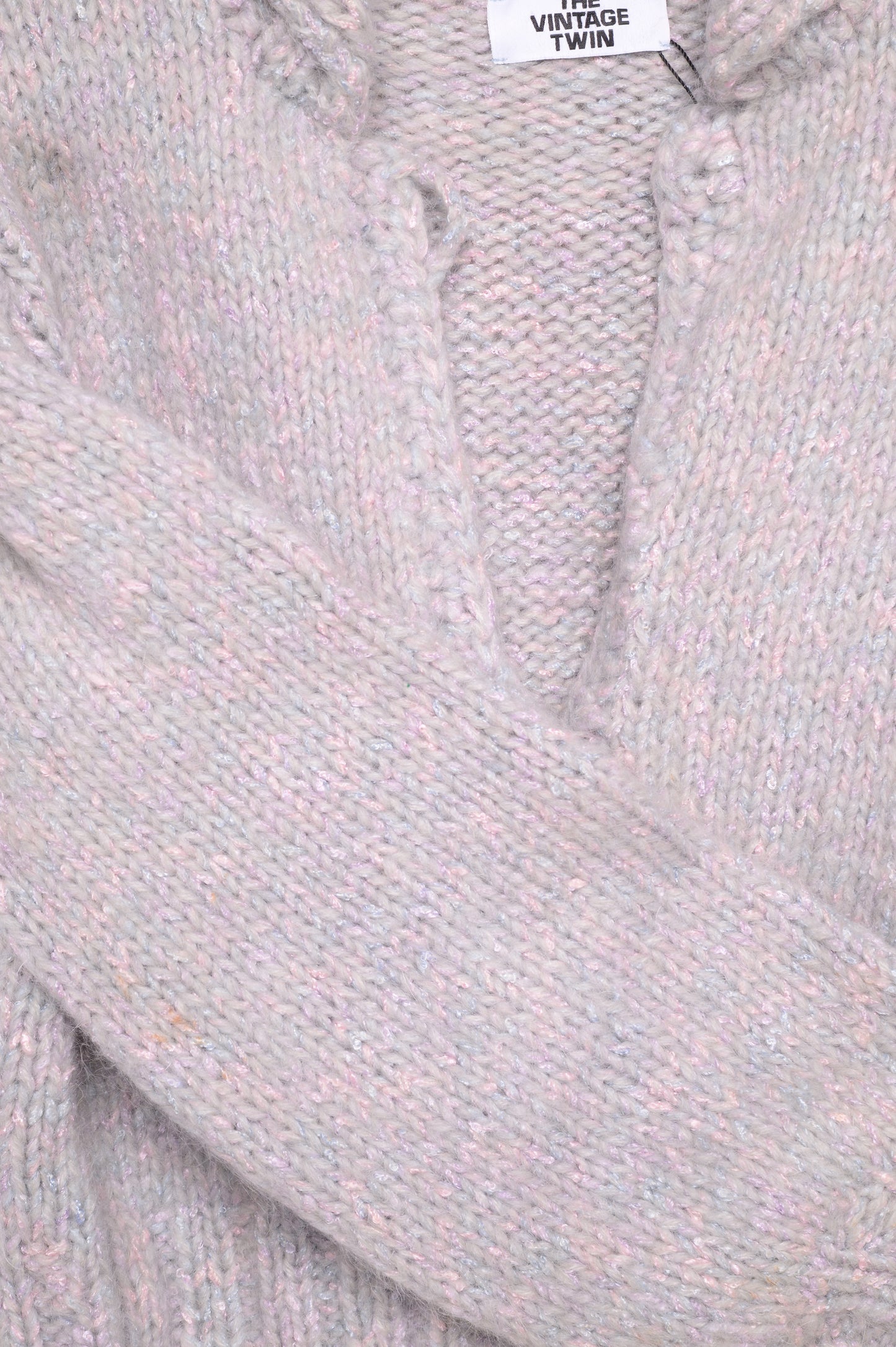 Handmade Pastel Metallic Cardigan