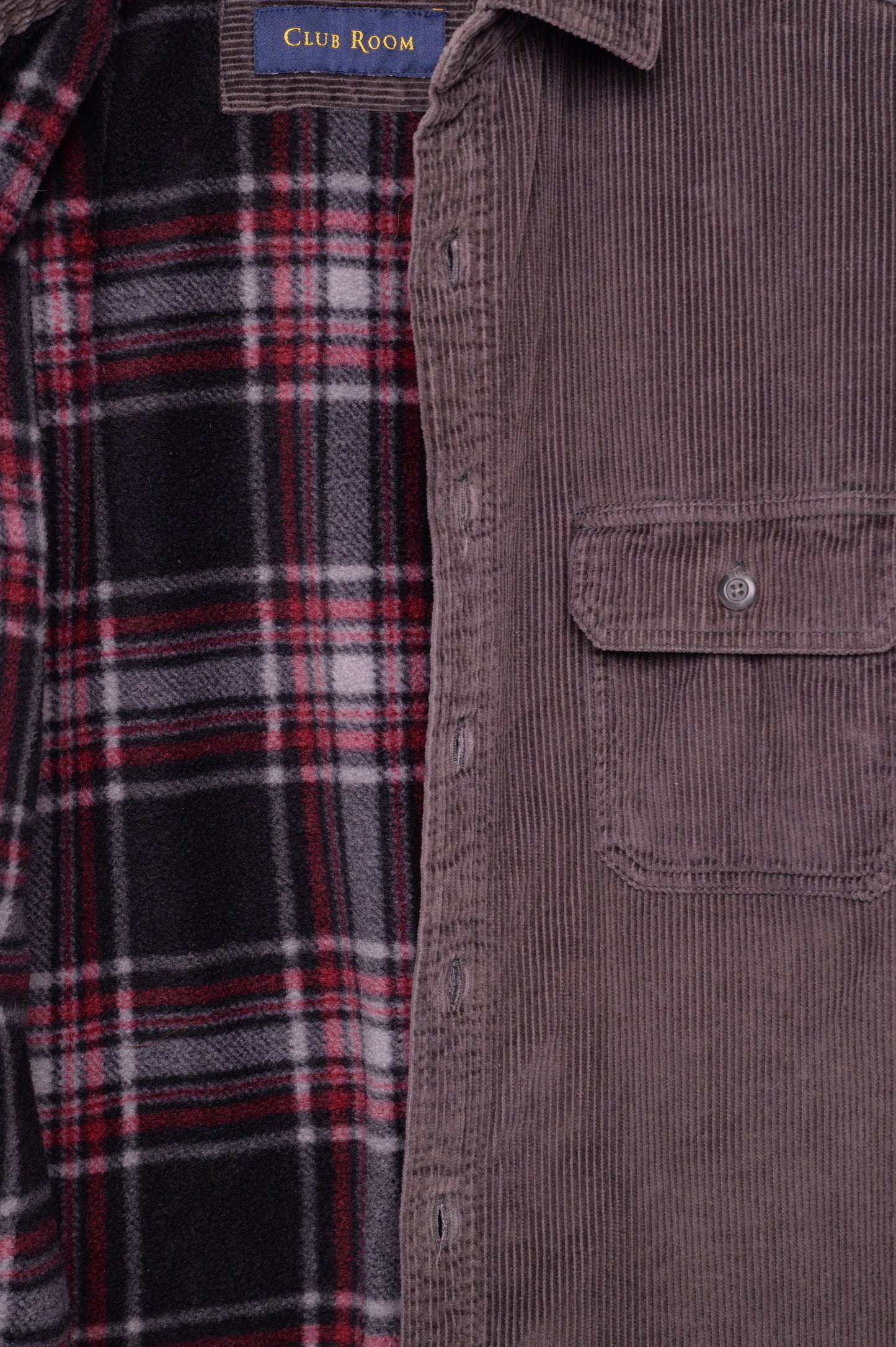 Heavyweight Lined Corduroy Button Down