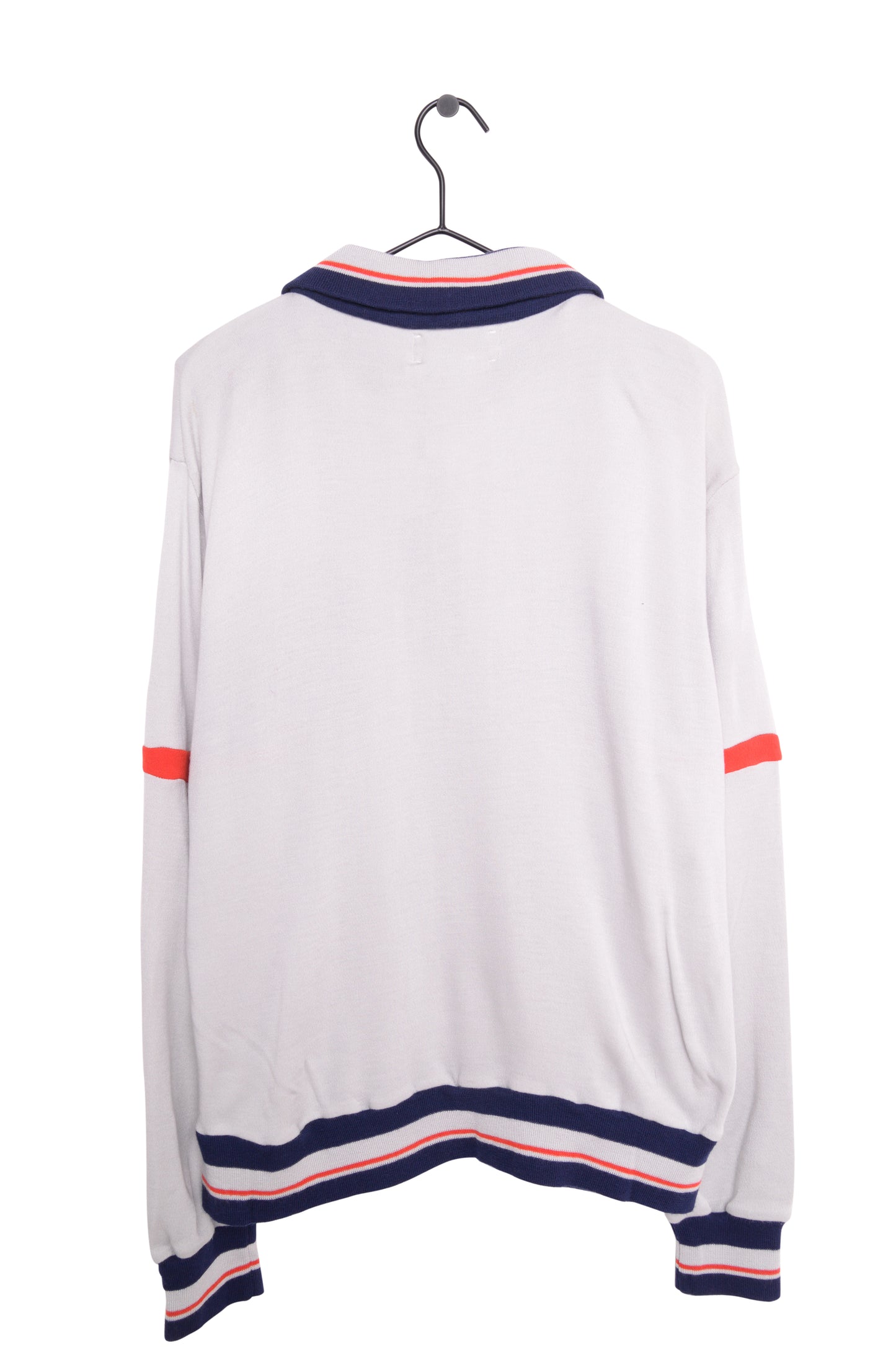 1980s Soft Zip-Up Colorblock Sweatshirt