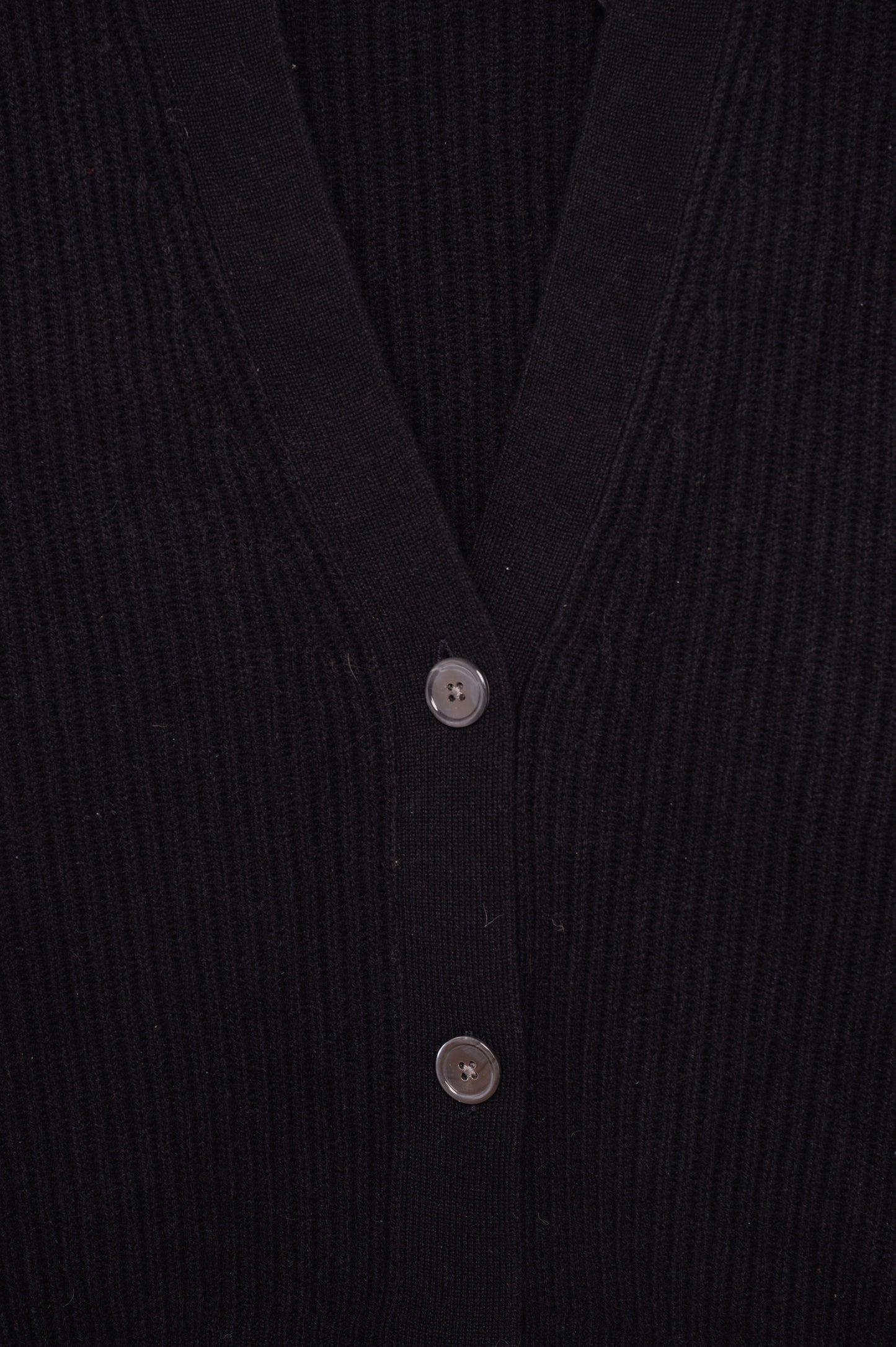 Ribbed Cashmere Cardigan