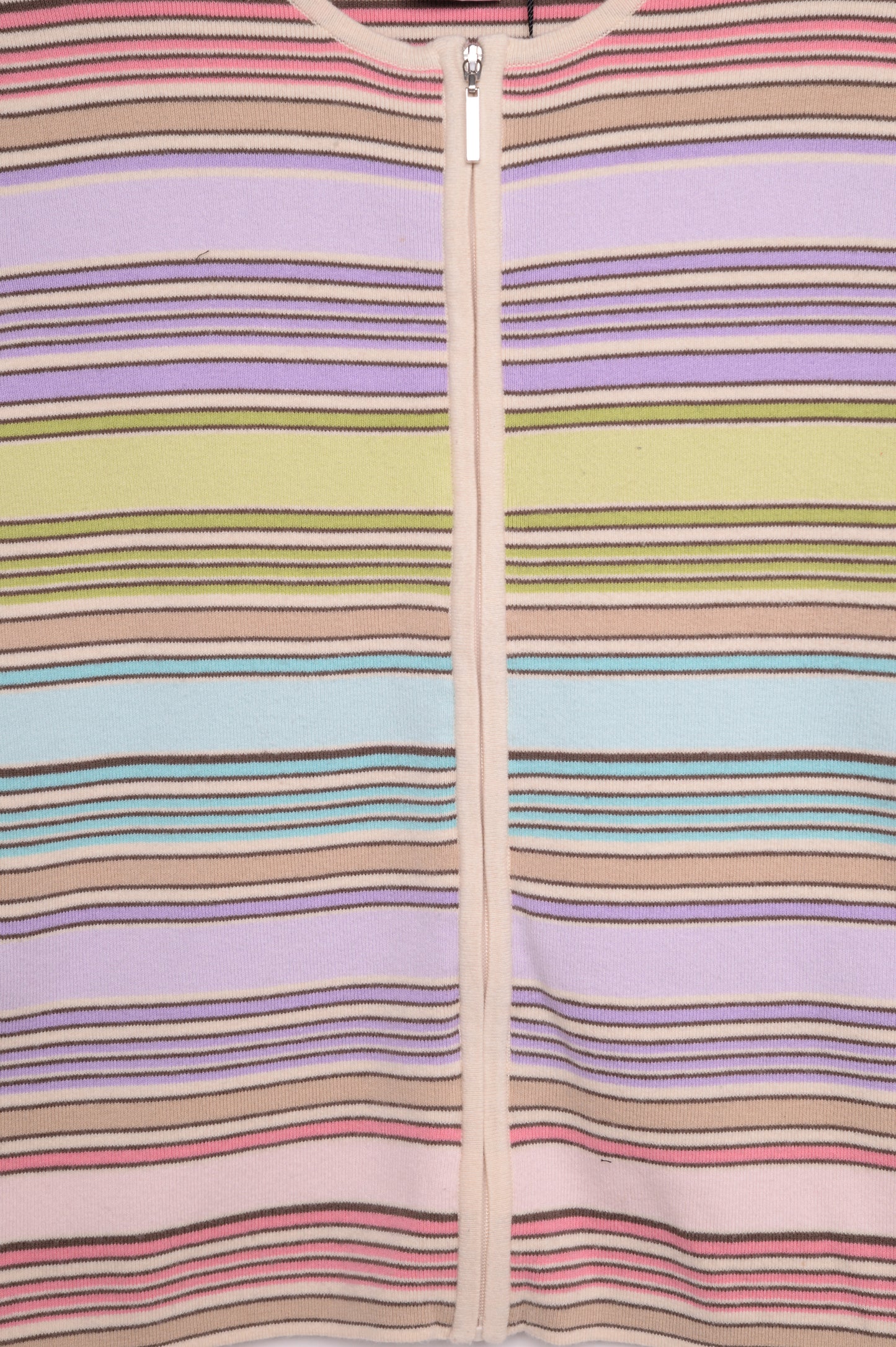 1990s Pastel Stripe Cardigan