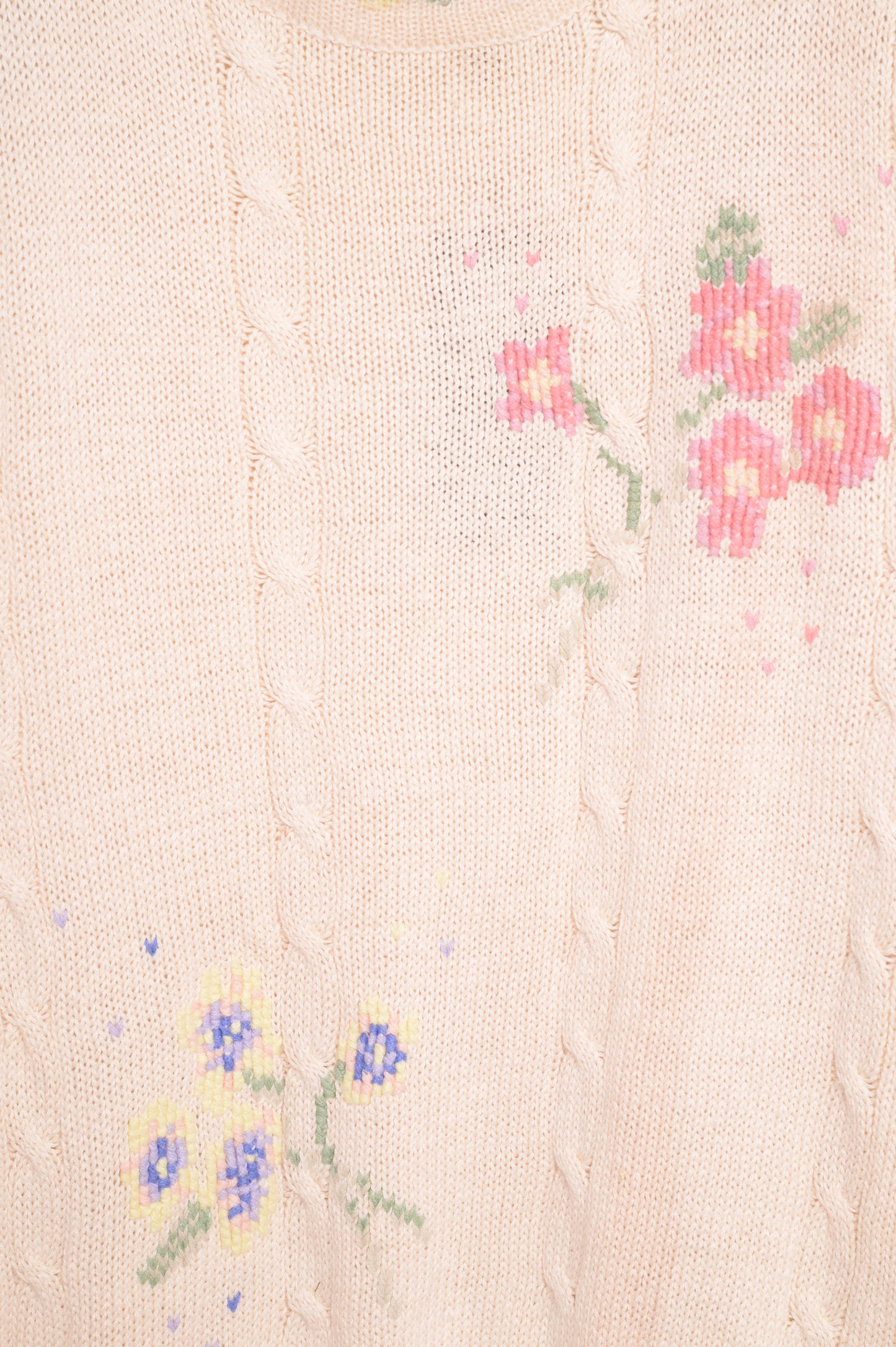 1990s Precious Floral Sweater