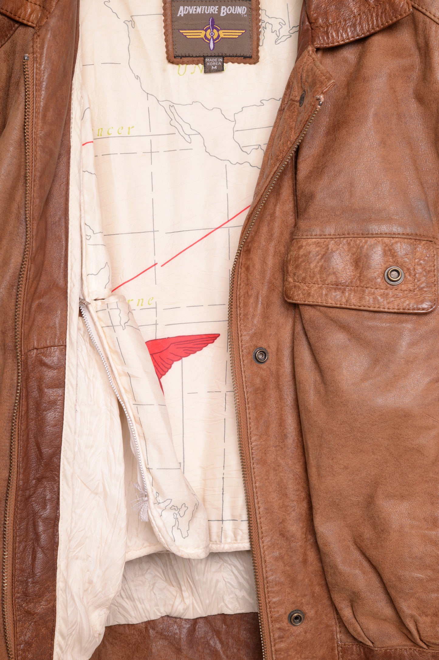 1980s Leather Bomber Jacket