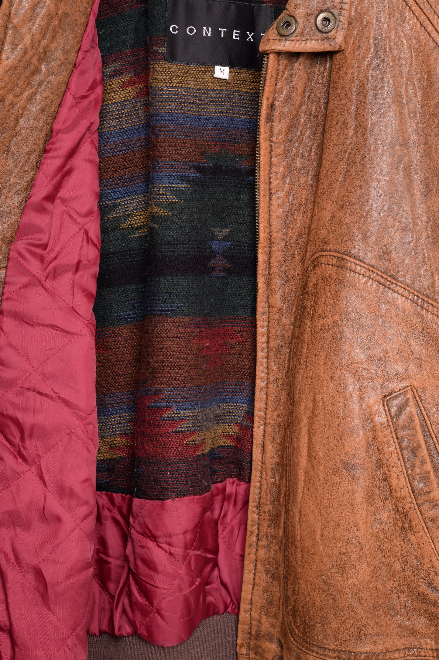 1980s Soft Leather Bomber Jacket