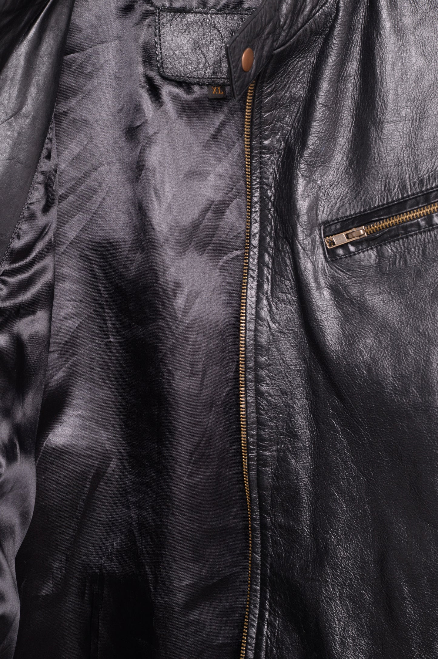 1990s Leather Moto Jacket