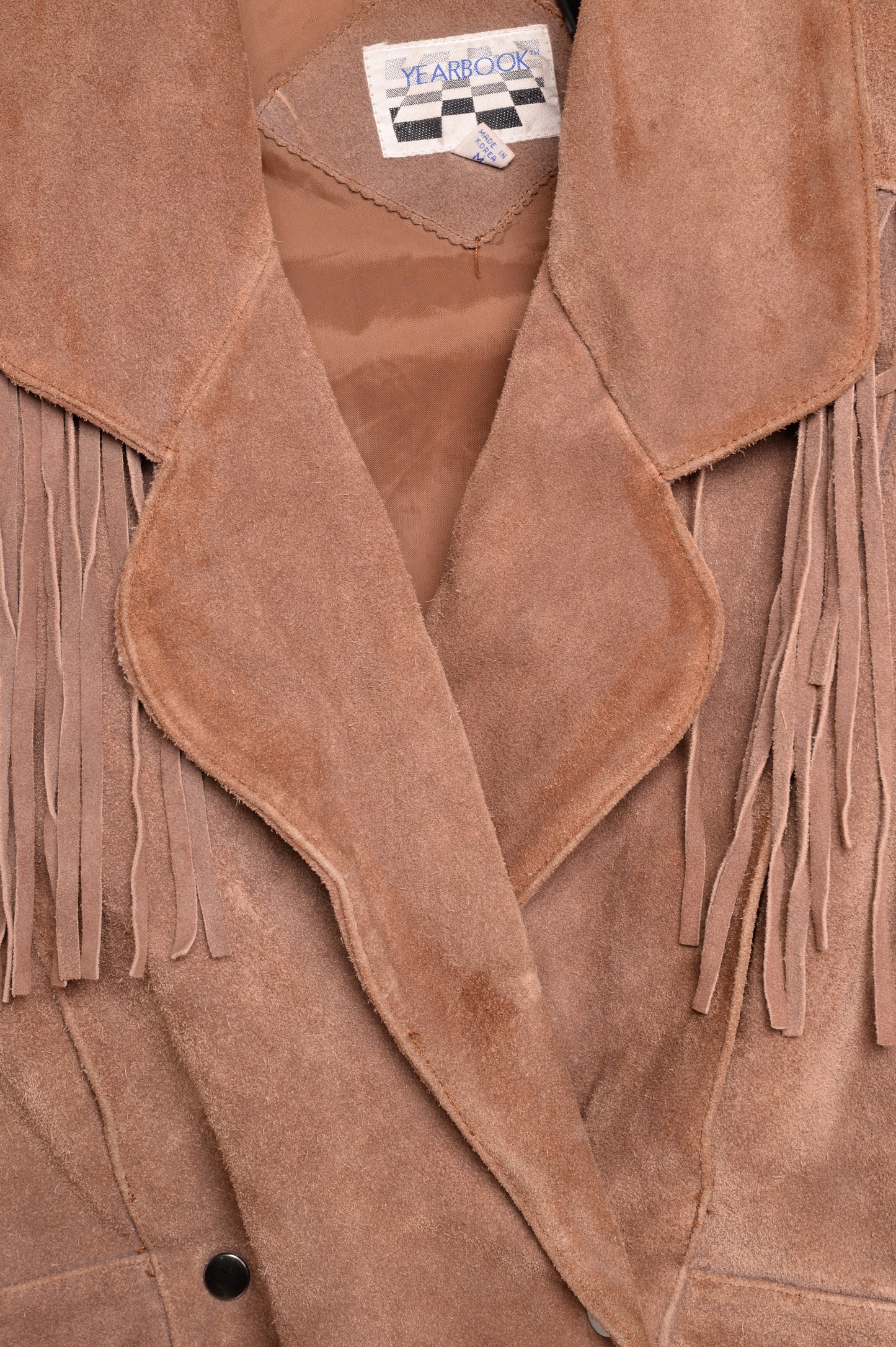 1980s Cropped Fringe Leather Jacket