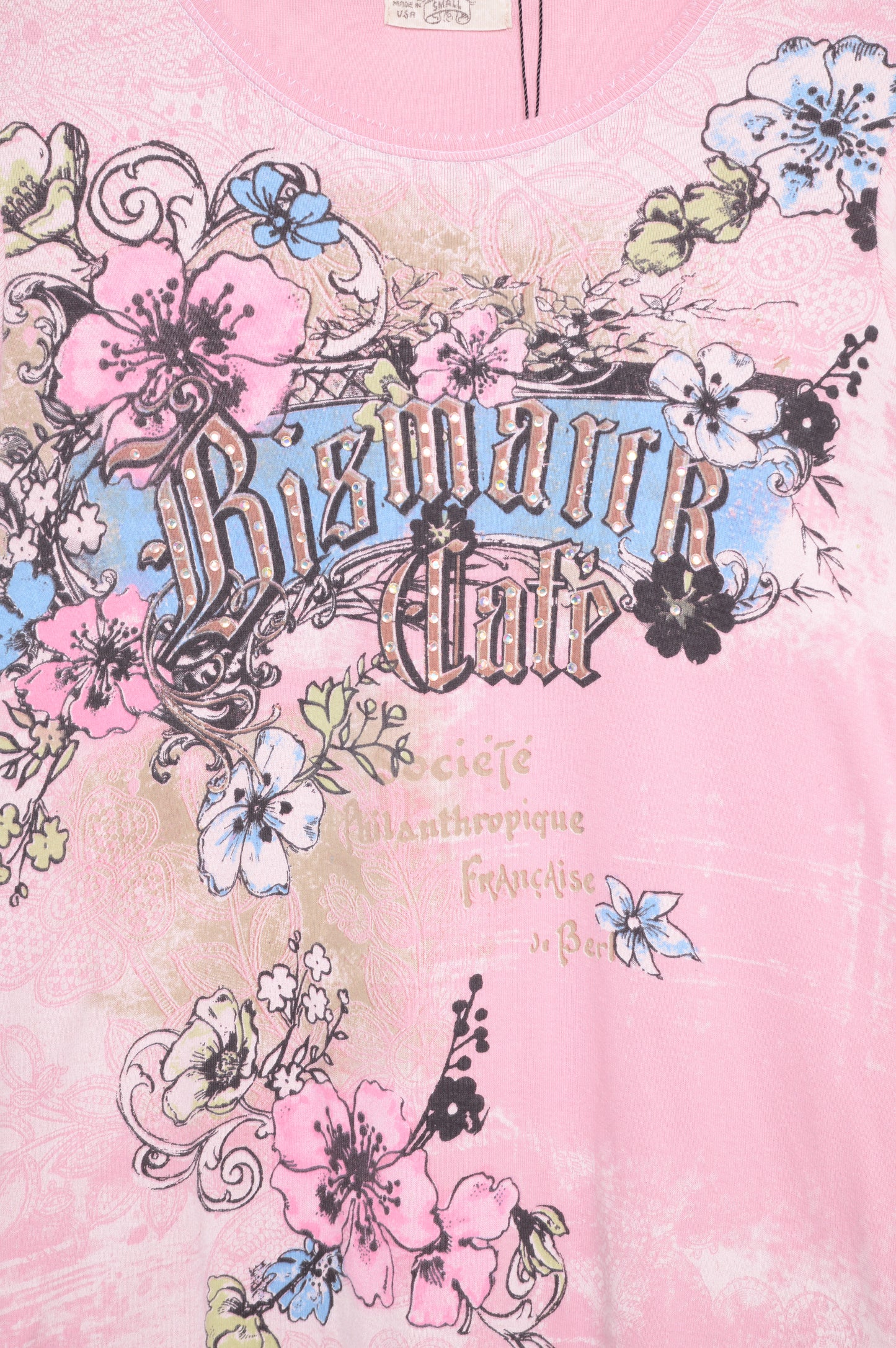 Y2K Rhinestone All-Over Top USA