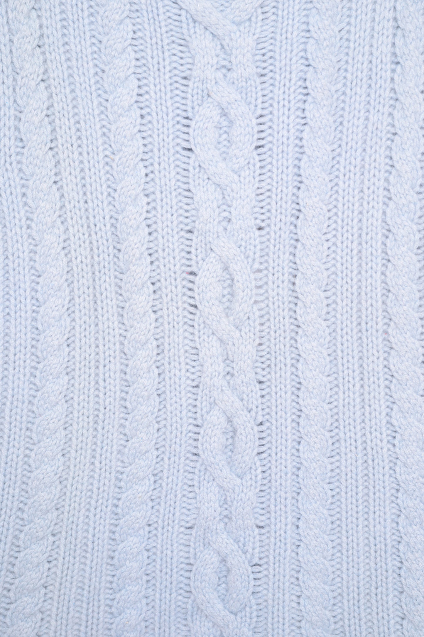 Cashmere Baby Blue Sweater Vest