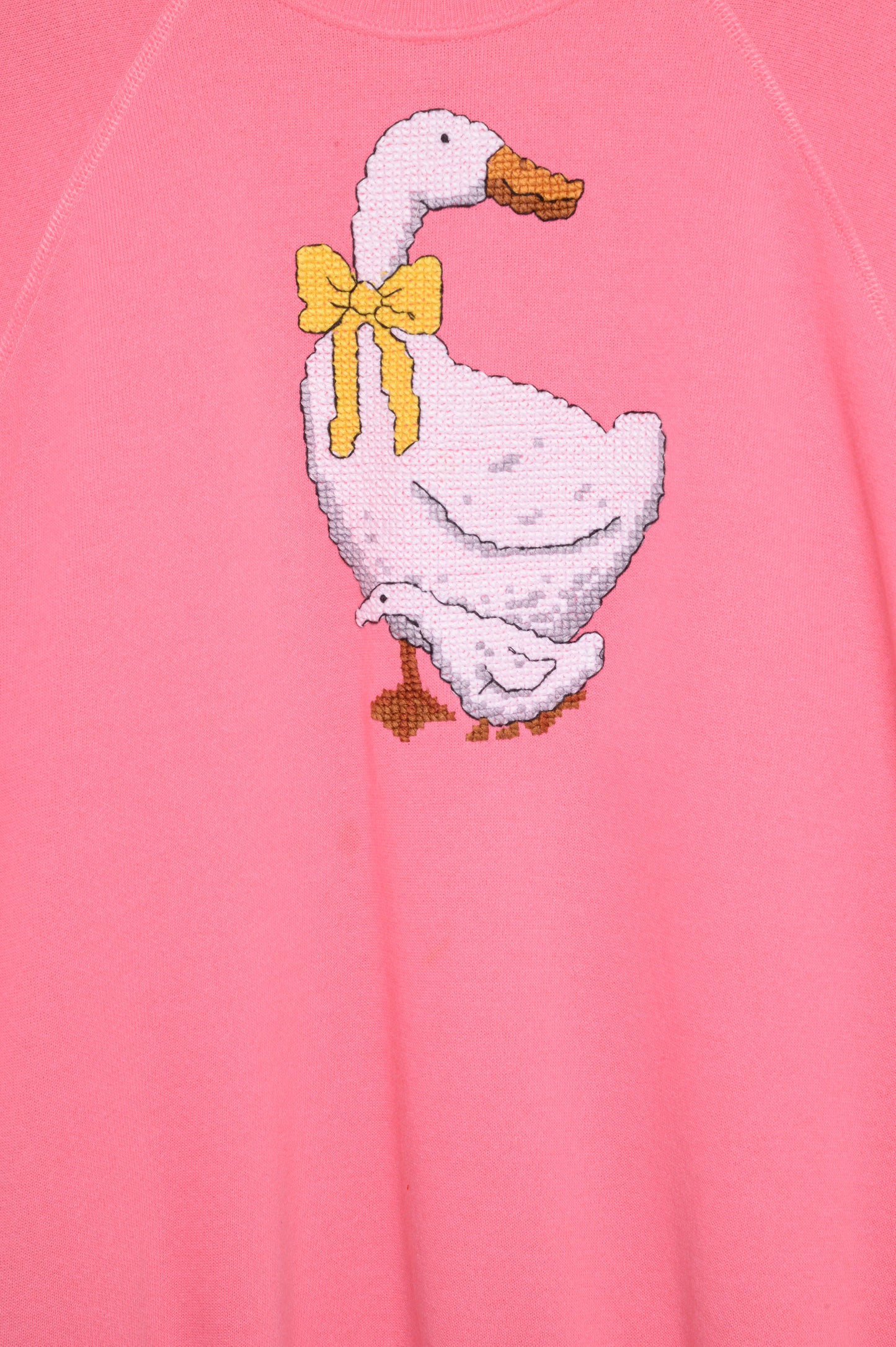 1980s Cross Stitch Goose Sweatshirt USA