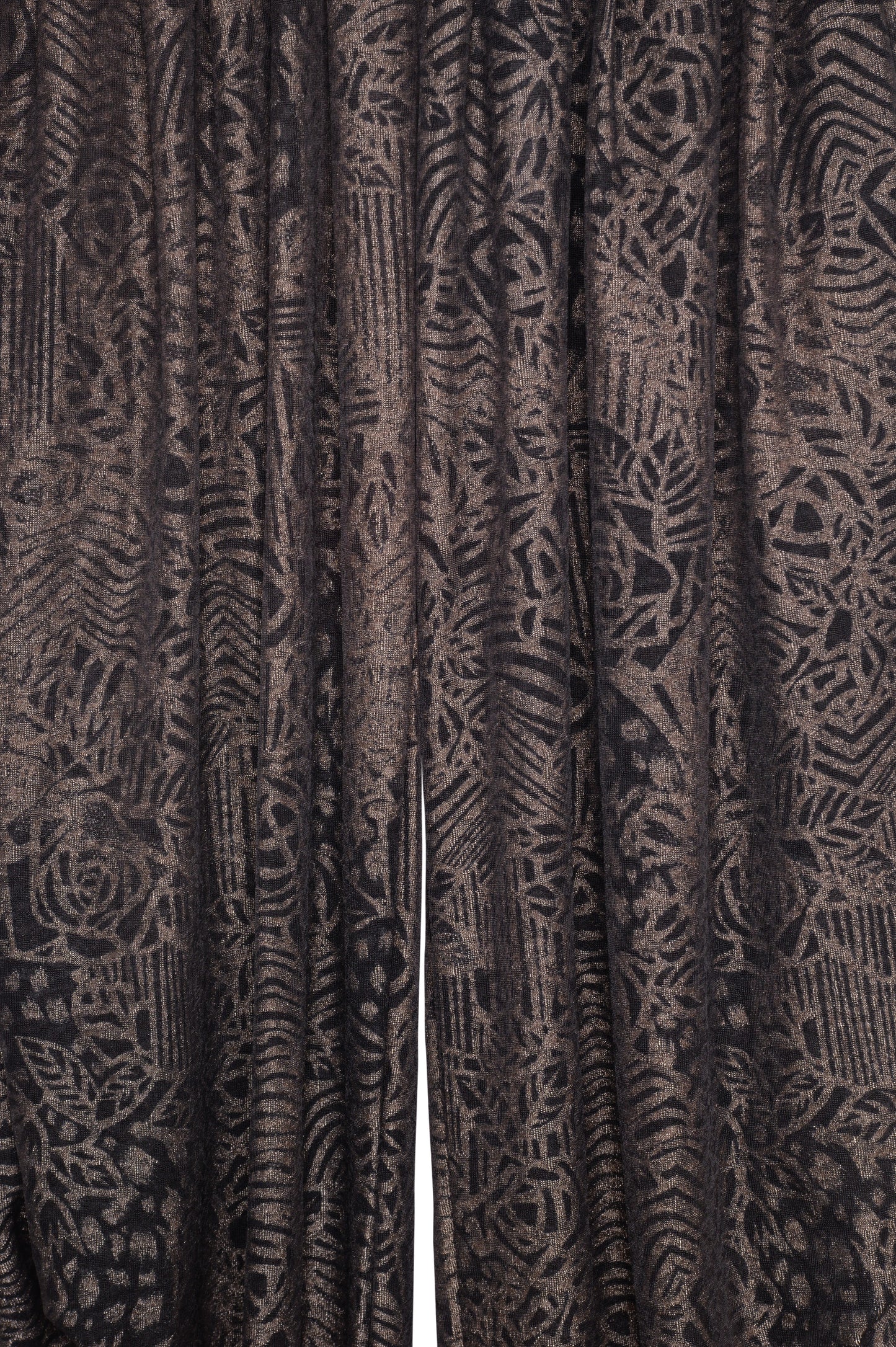 Metallic Floral Harem Pants