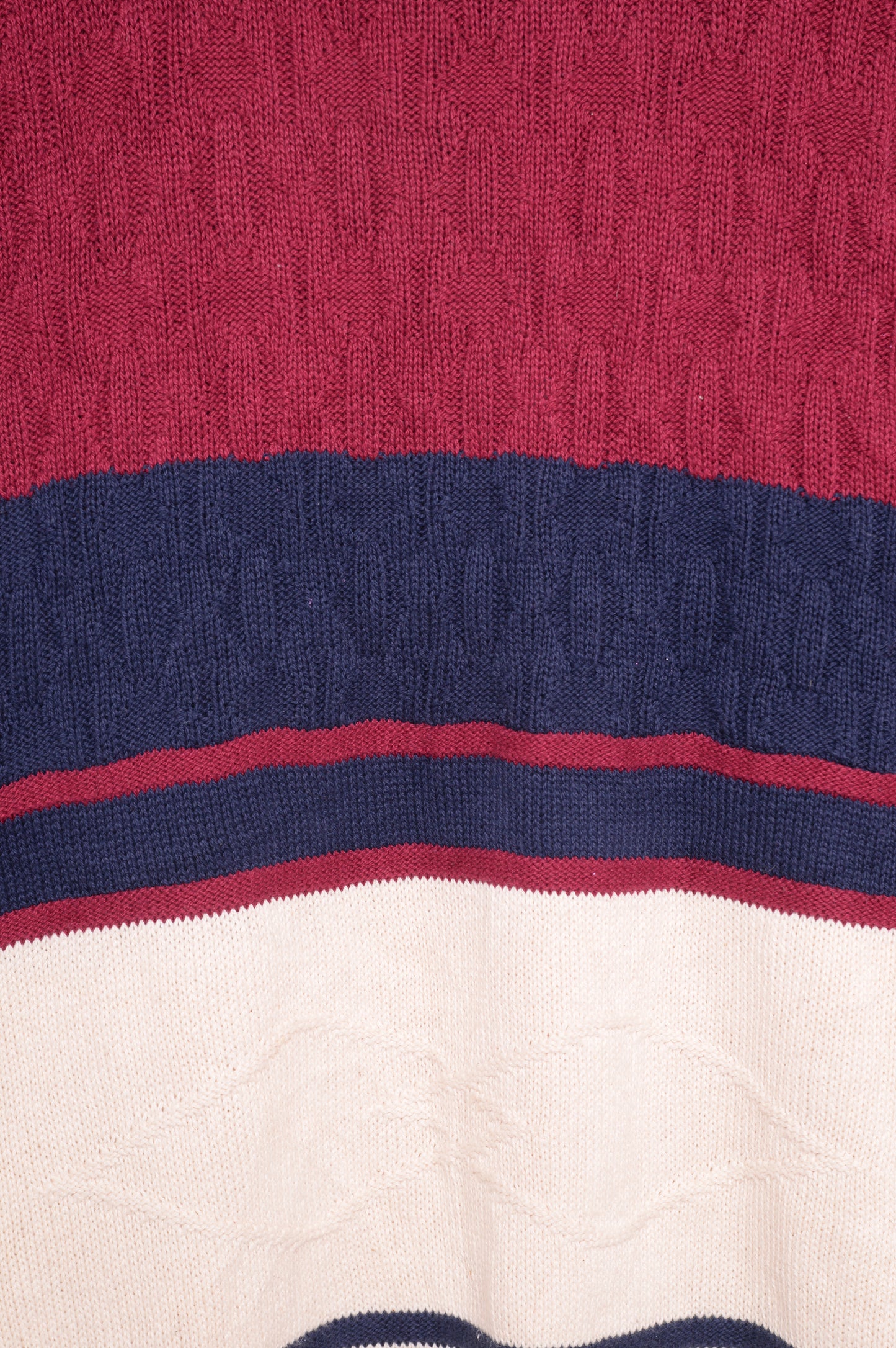 Striped Cable Knit Sweater USA