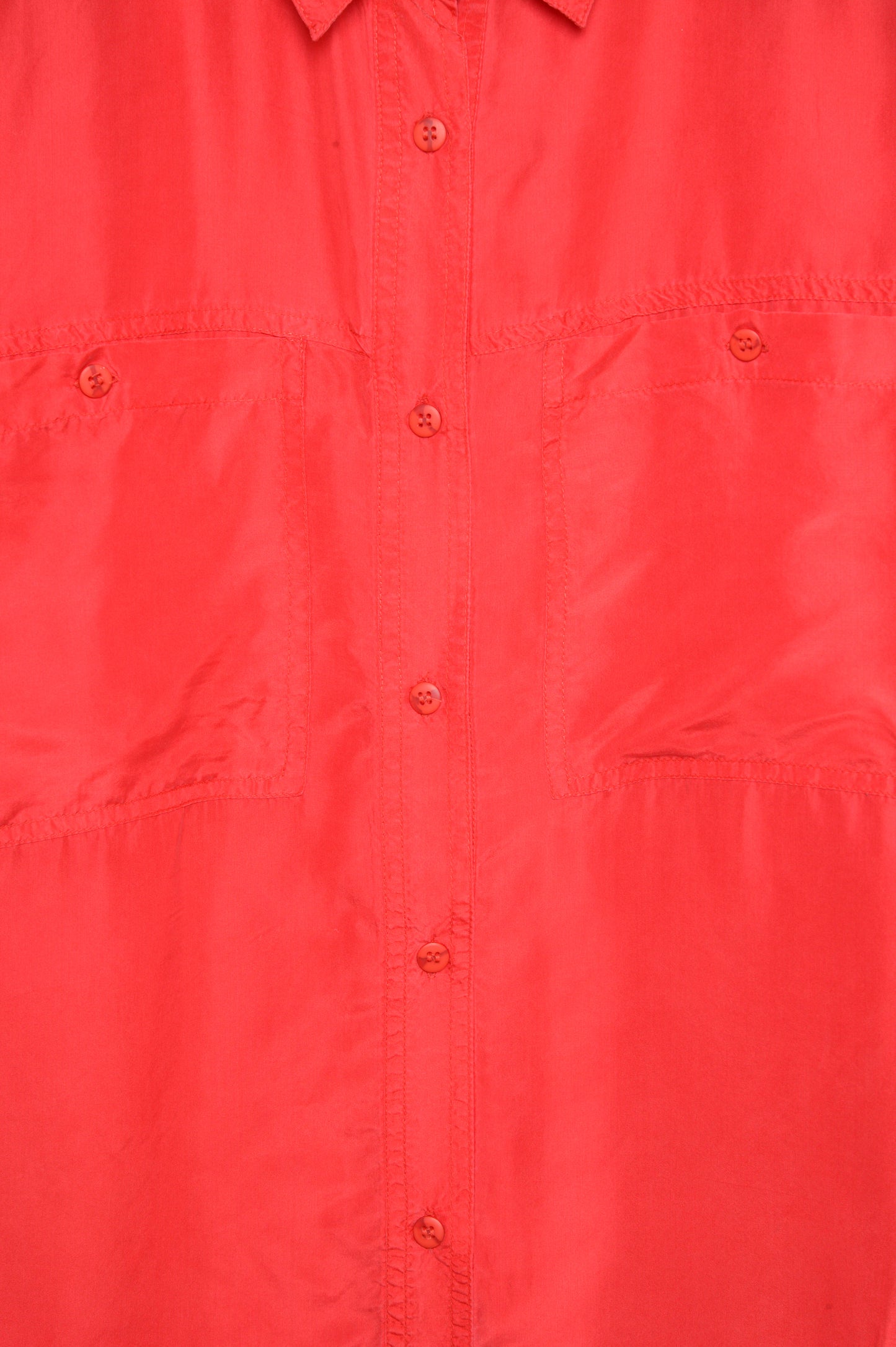 1990s Silk Button Top