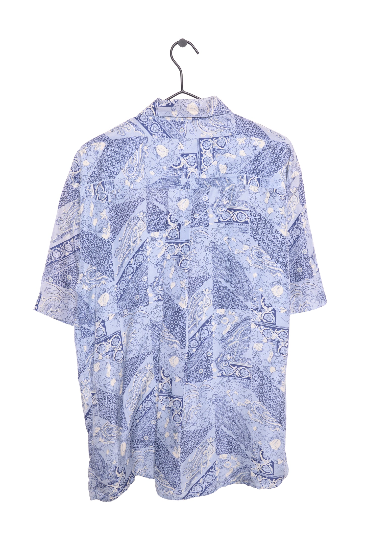 Paisley Silk Button Down