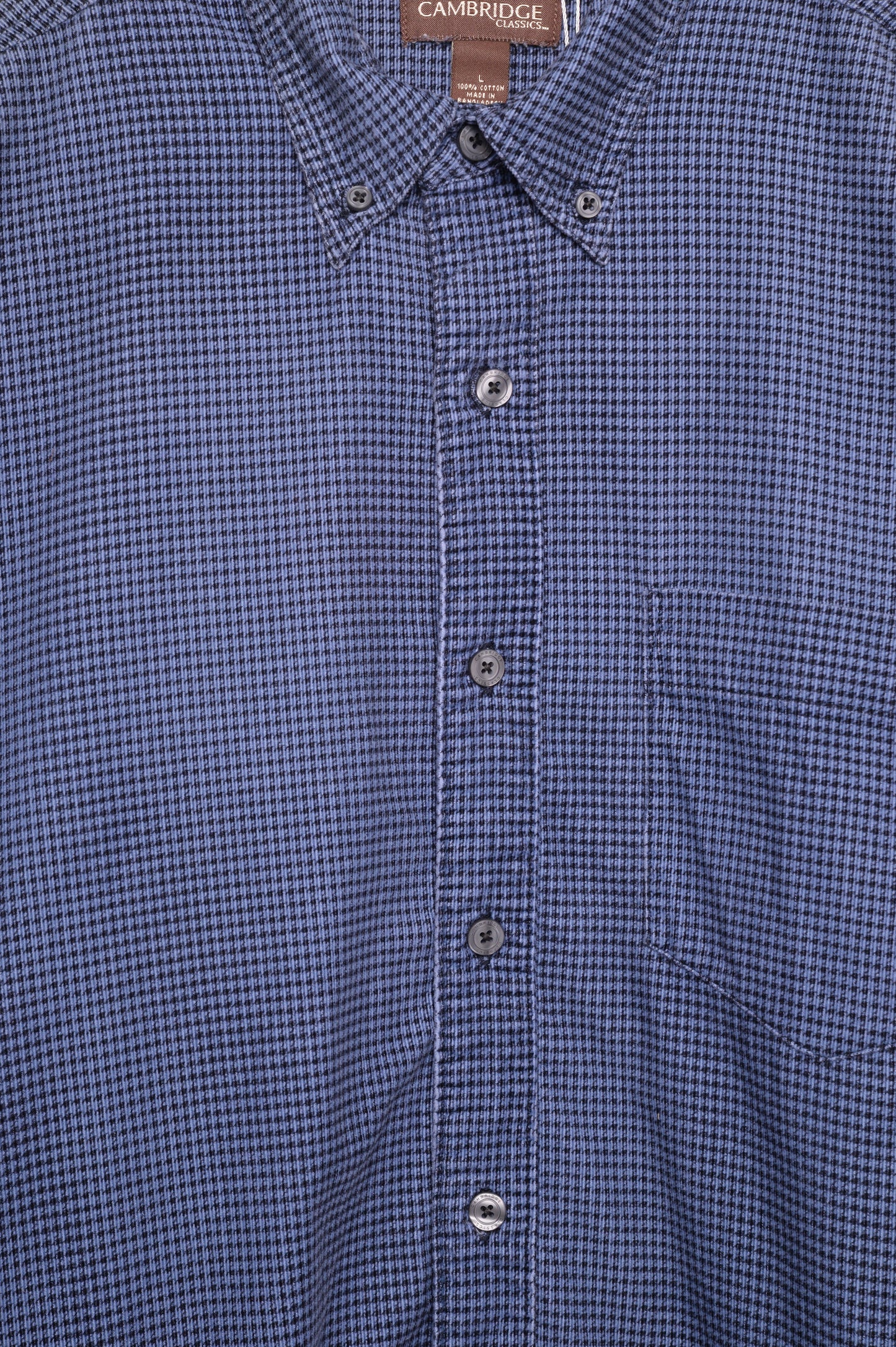 Houndstooth Corduroy Button Down