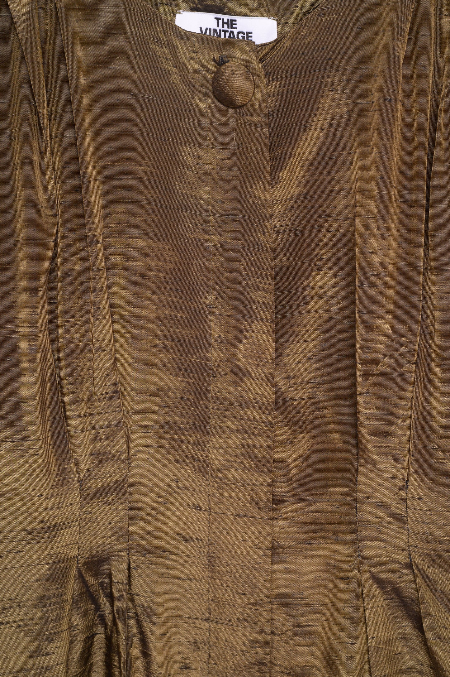 Metallic Button Top