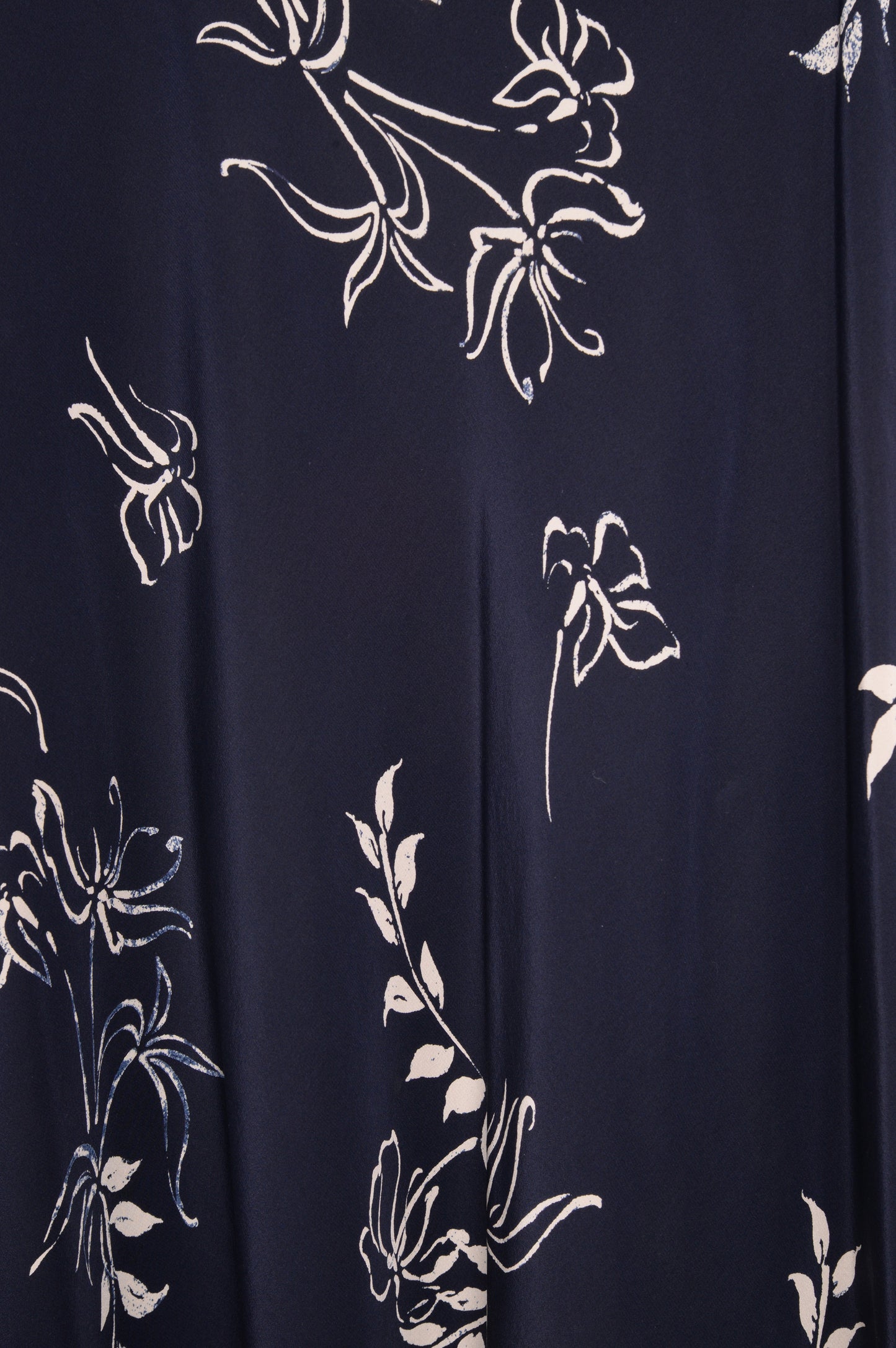 Y2K Silk Floral Midi Skirt