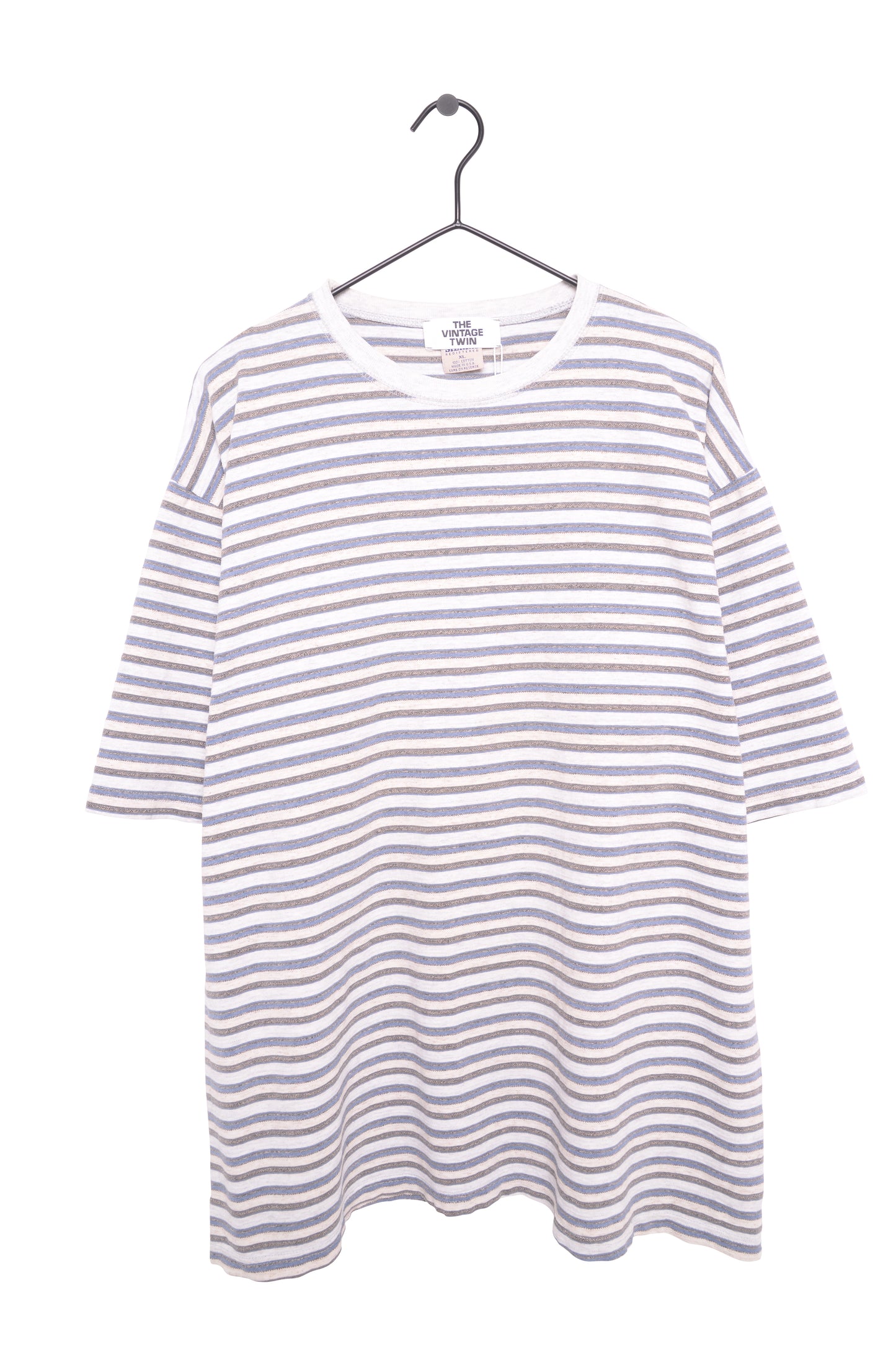 1990s Textured Striped Tee USA