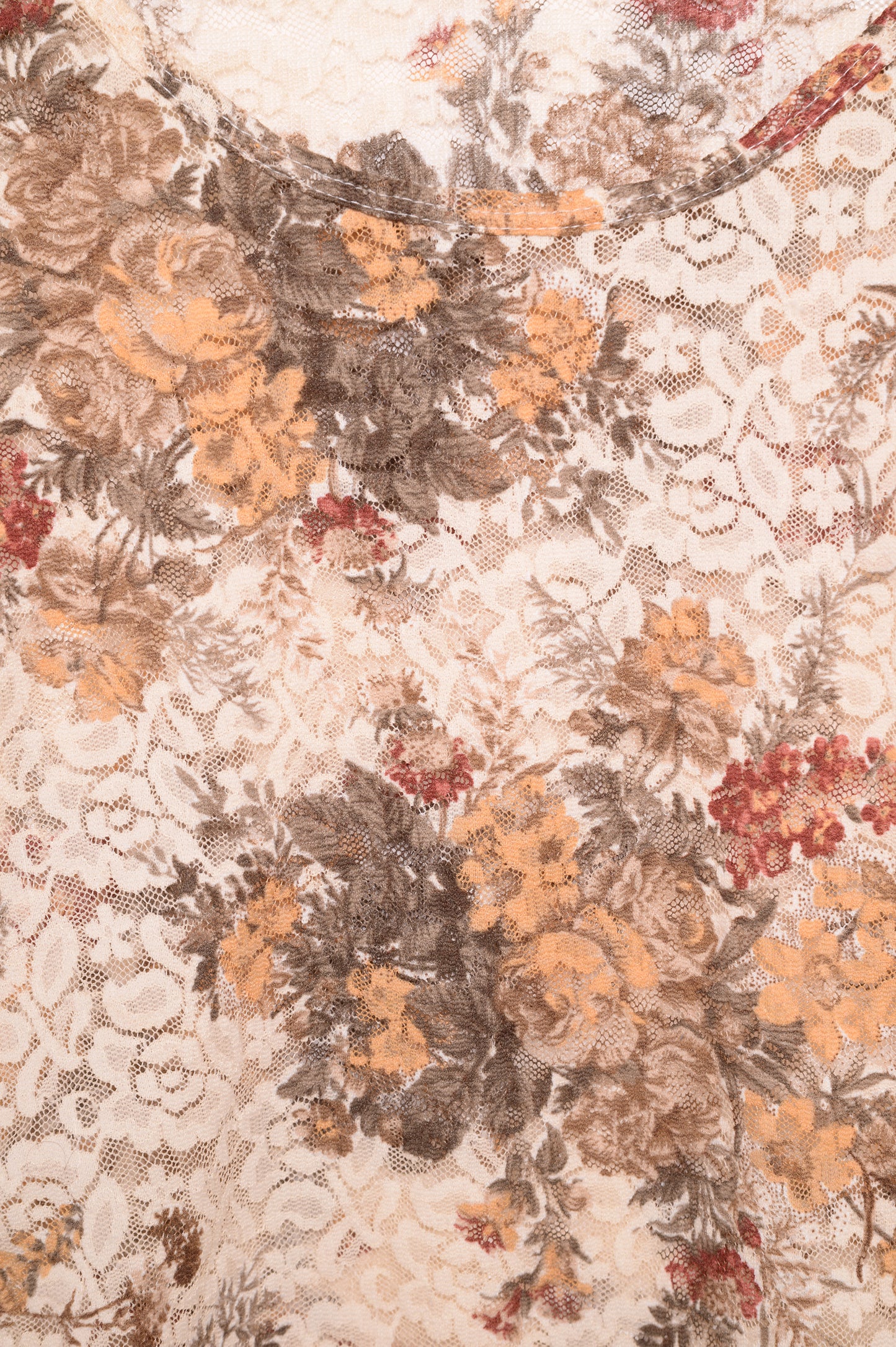 Y2K Lace Floral Top USA