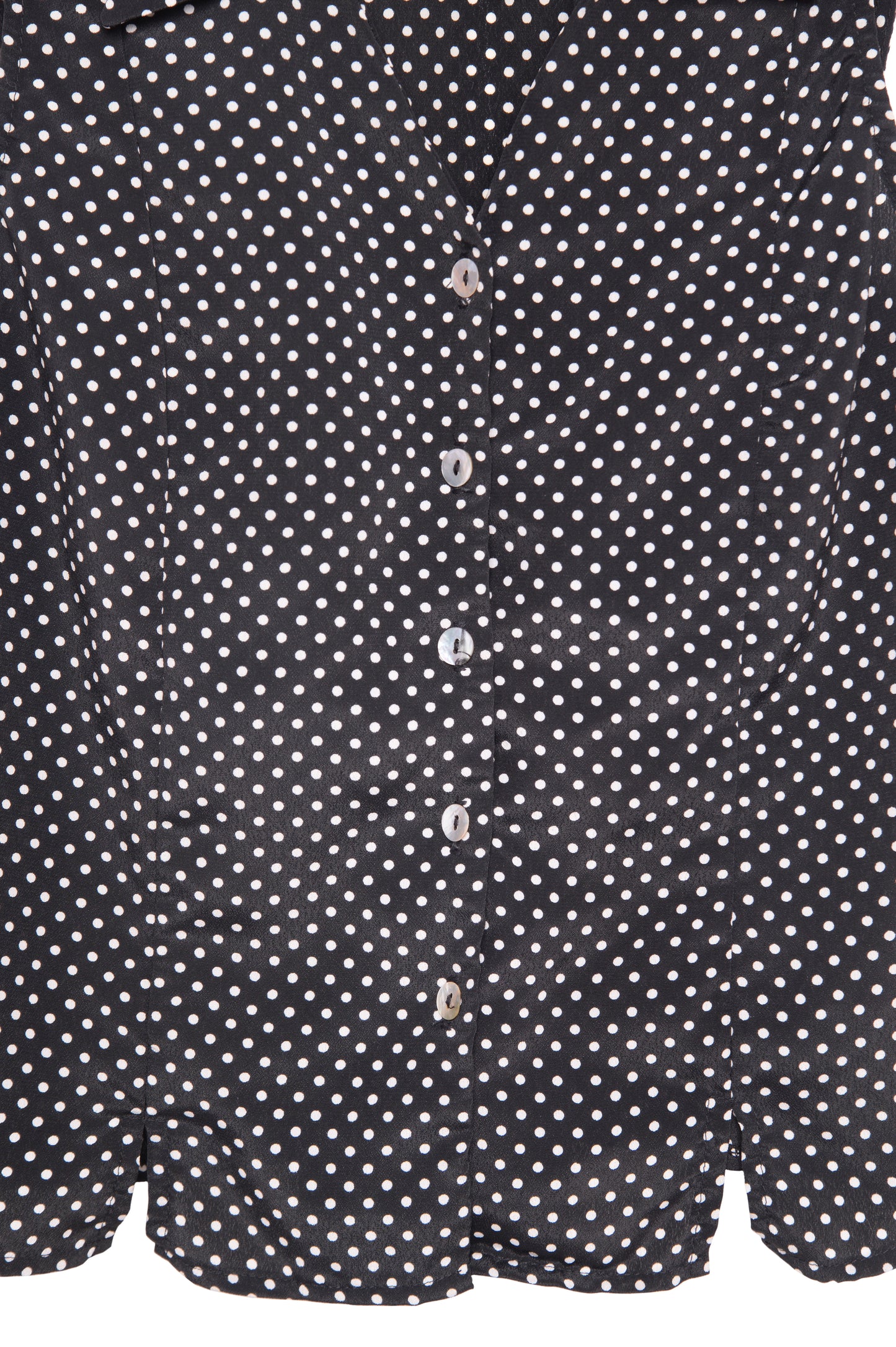 1990s Polka Dot Sleeveless Top