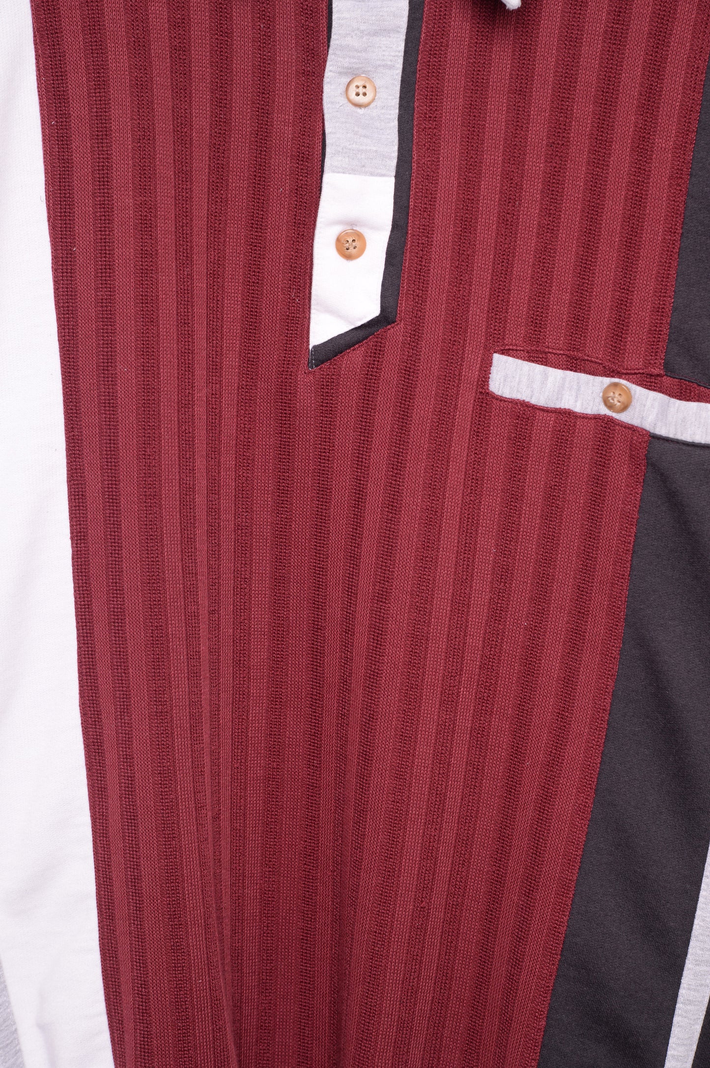 1980s Collared Colorblock Sweatshirt