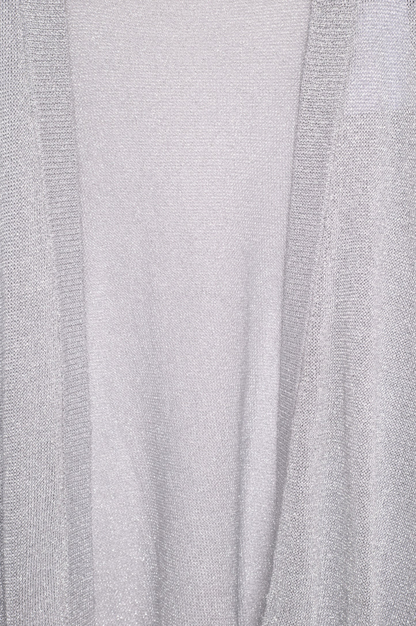 Silver Metallic Cardigan