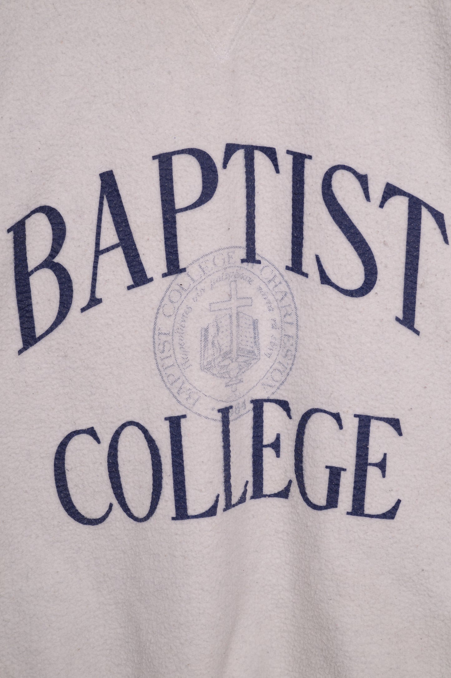 1980s Baptist College Fleece Sweatshirt