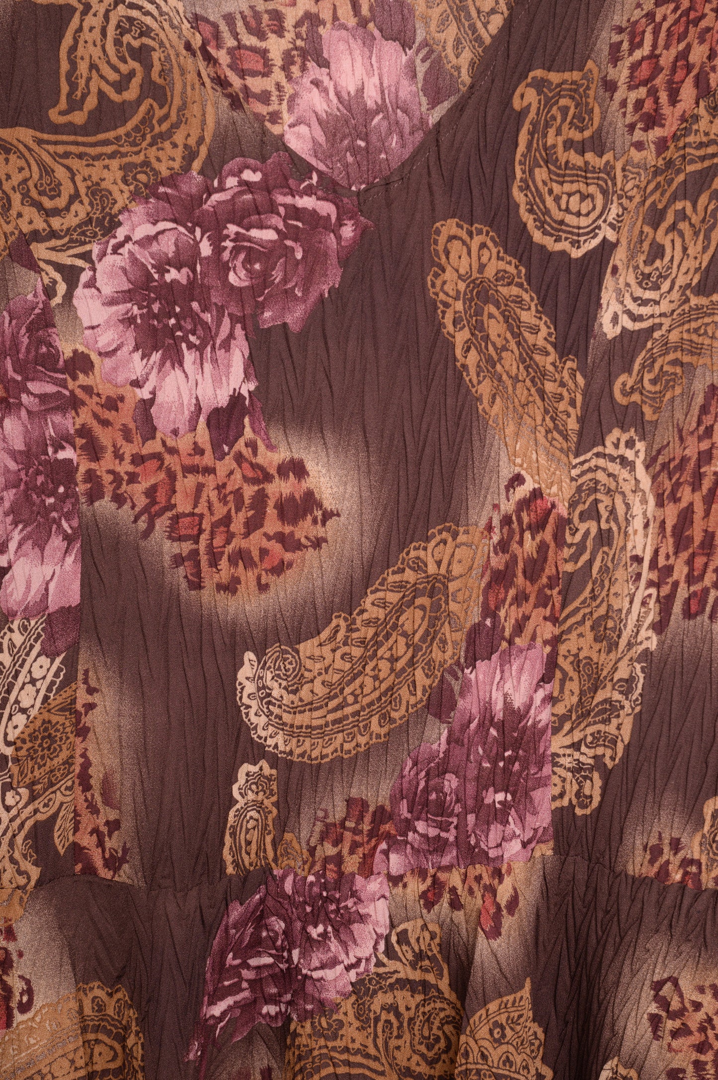 Y2K Paisley Ruffle Top