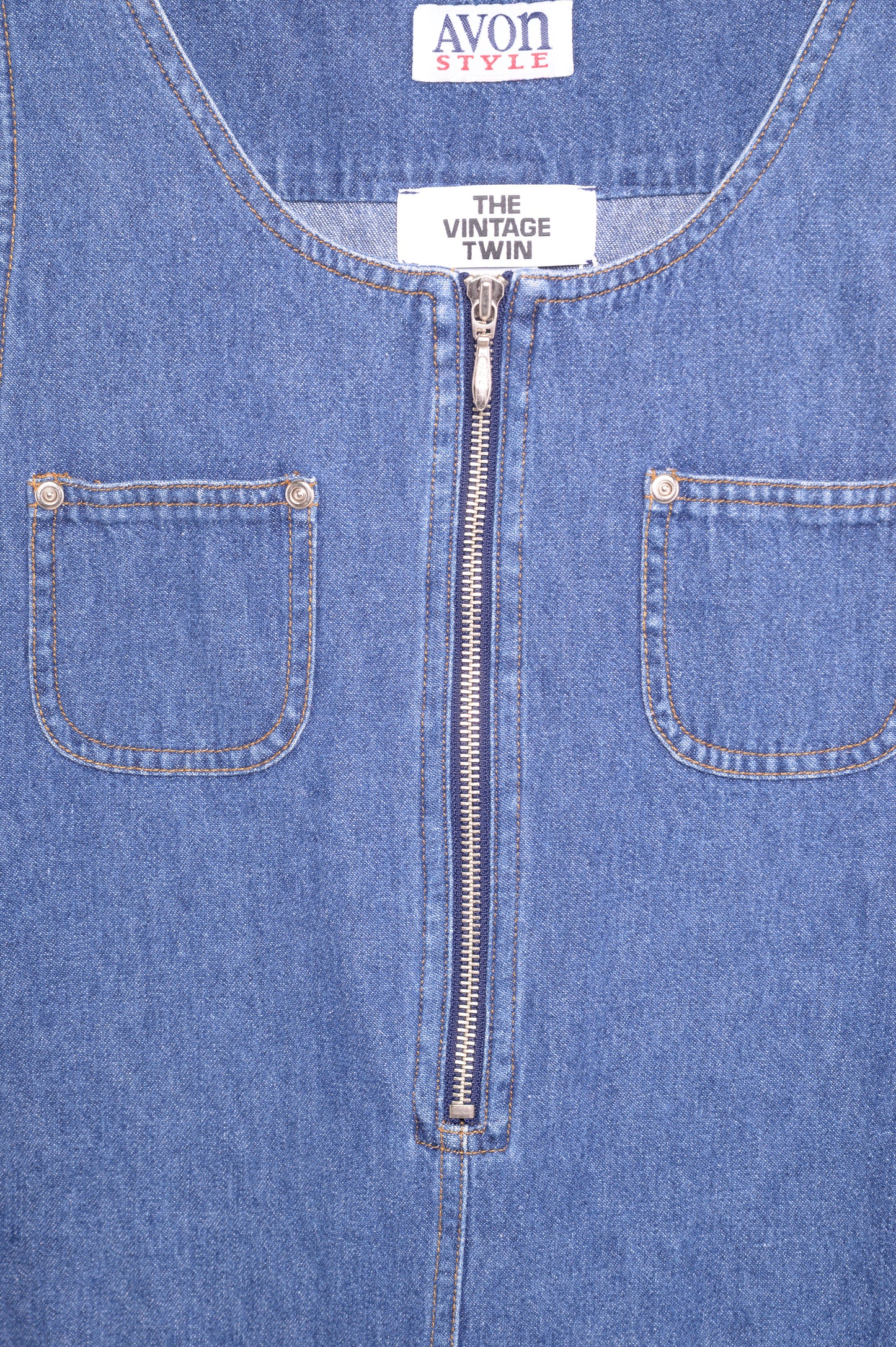 1990s Denim Mini Dress