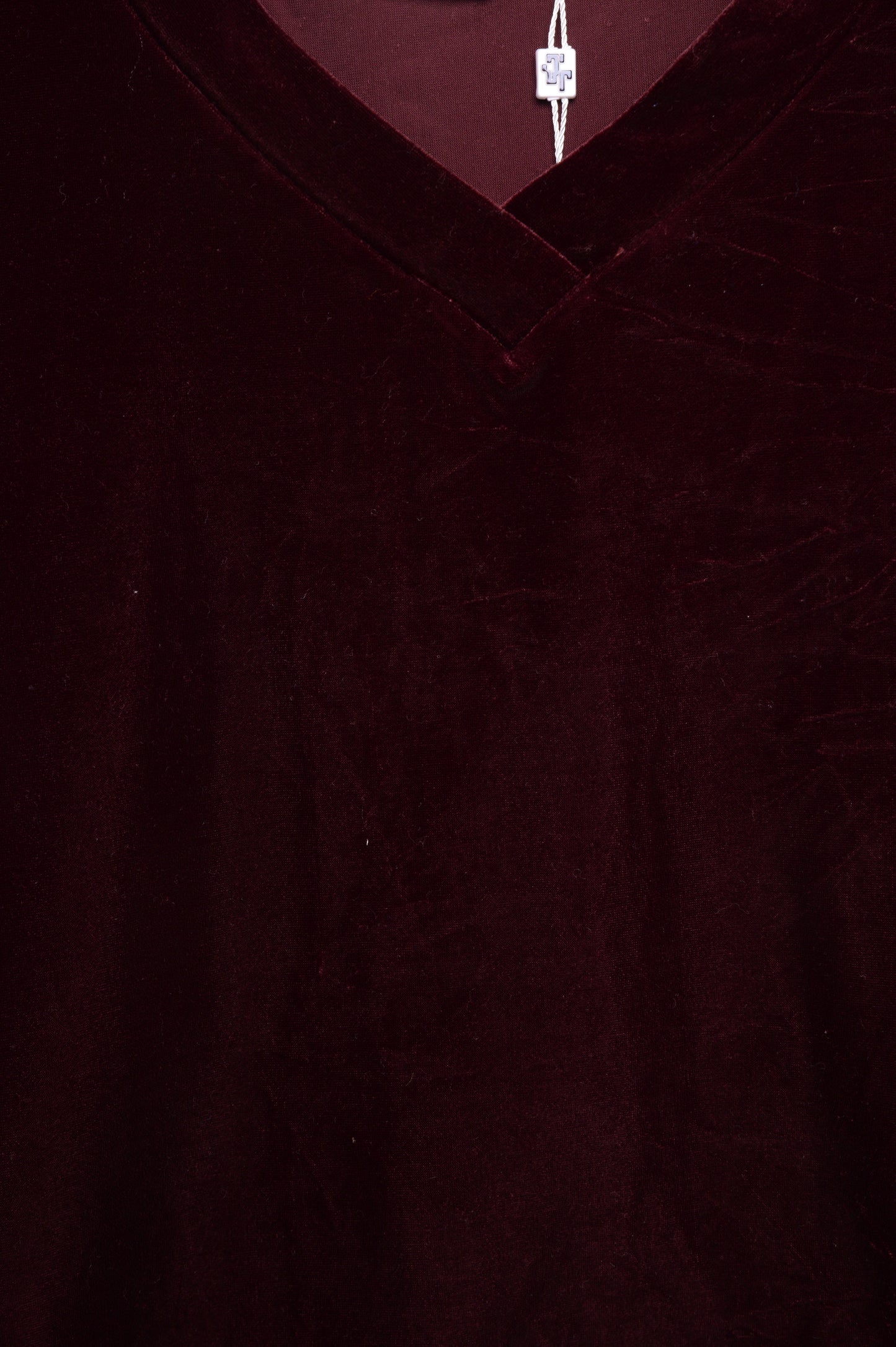 1990s Velvet Cropped Top