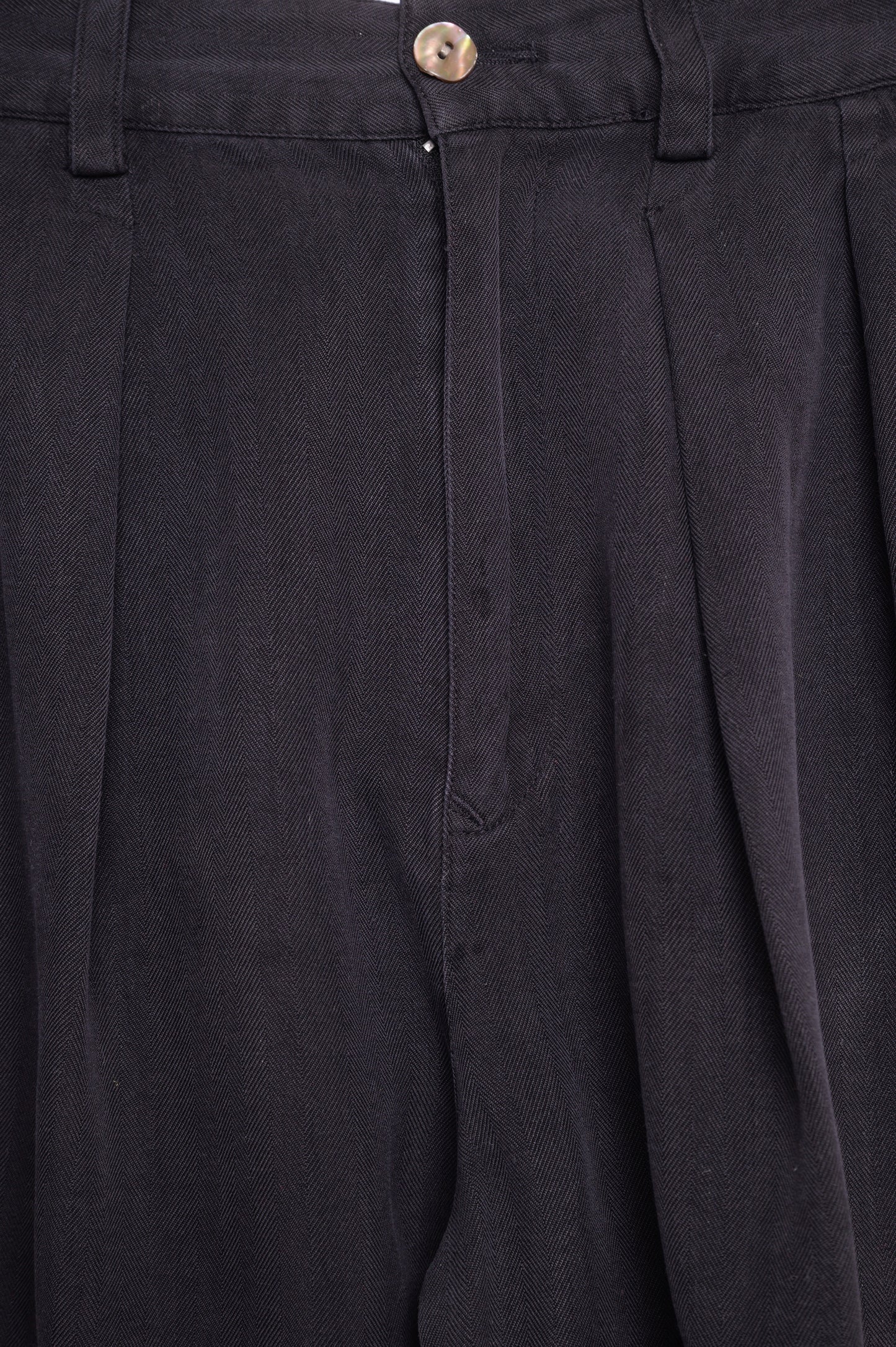 1980s Silk Pleated Trouser Shorts