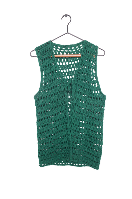 1960s Crochet Sweater Vest