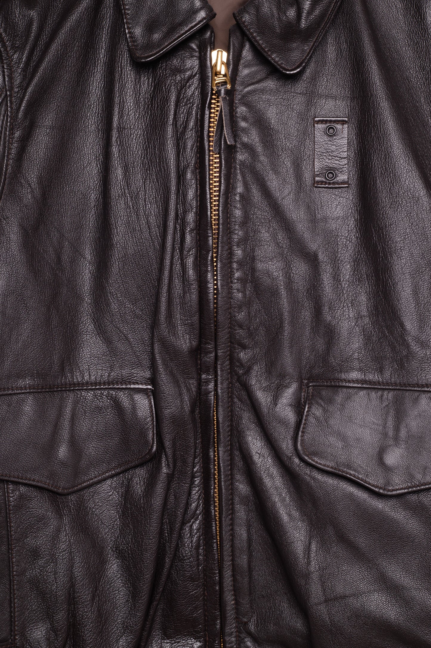 1980s Goatskin Leather Bomber USA
