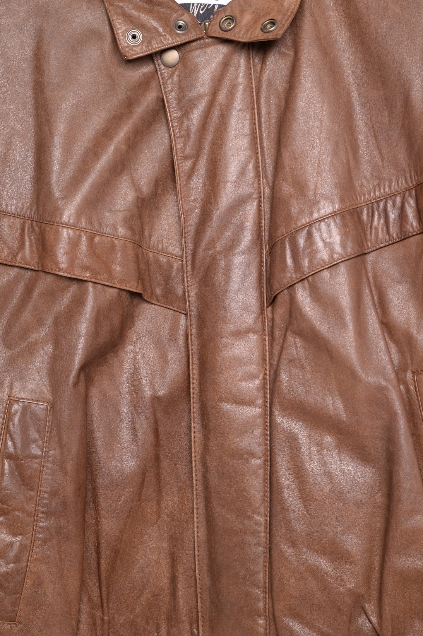 Soft Leather Bomber