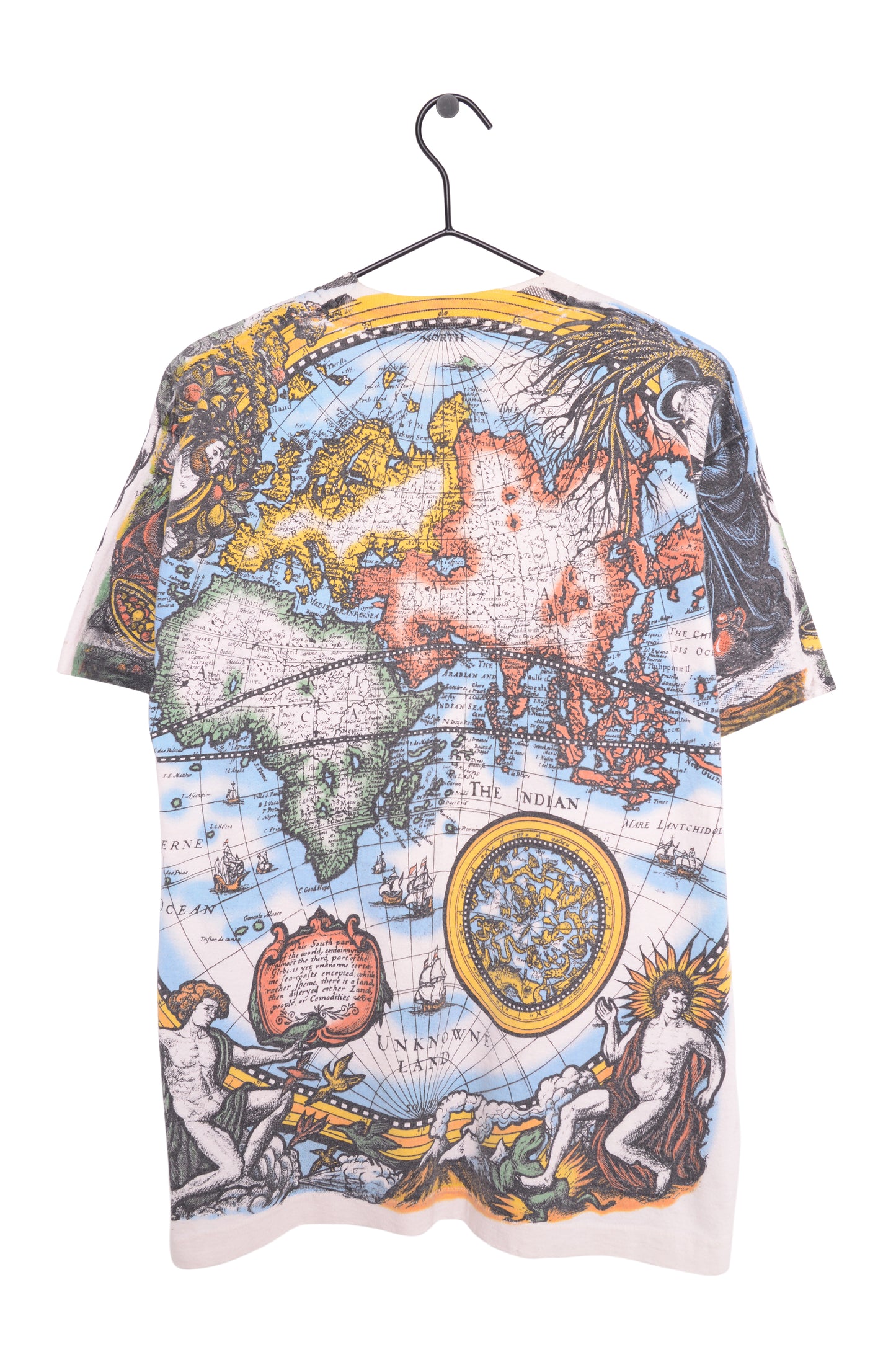 1980s World Map All-Over Tee USA