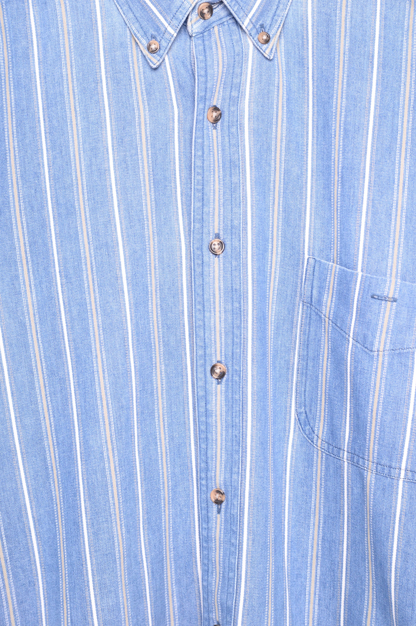 1990s Striped Button Down