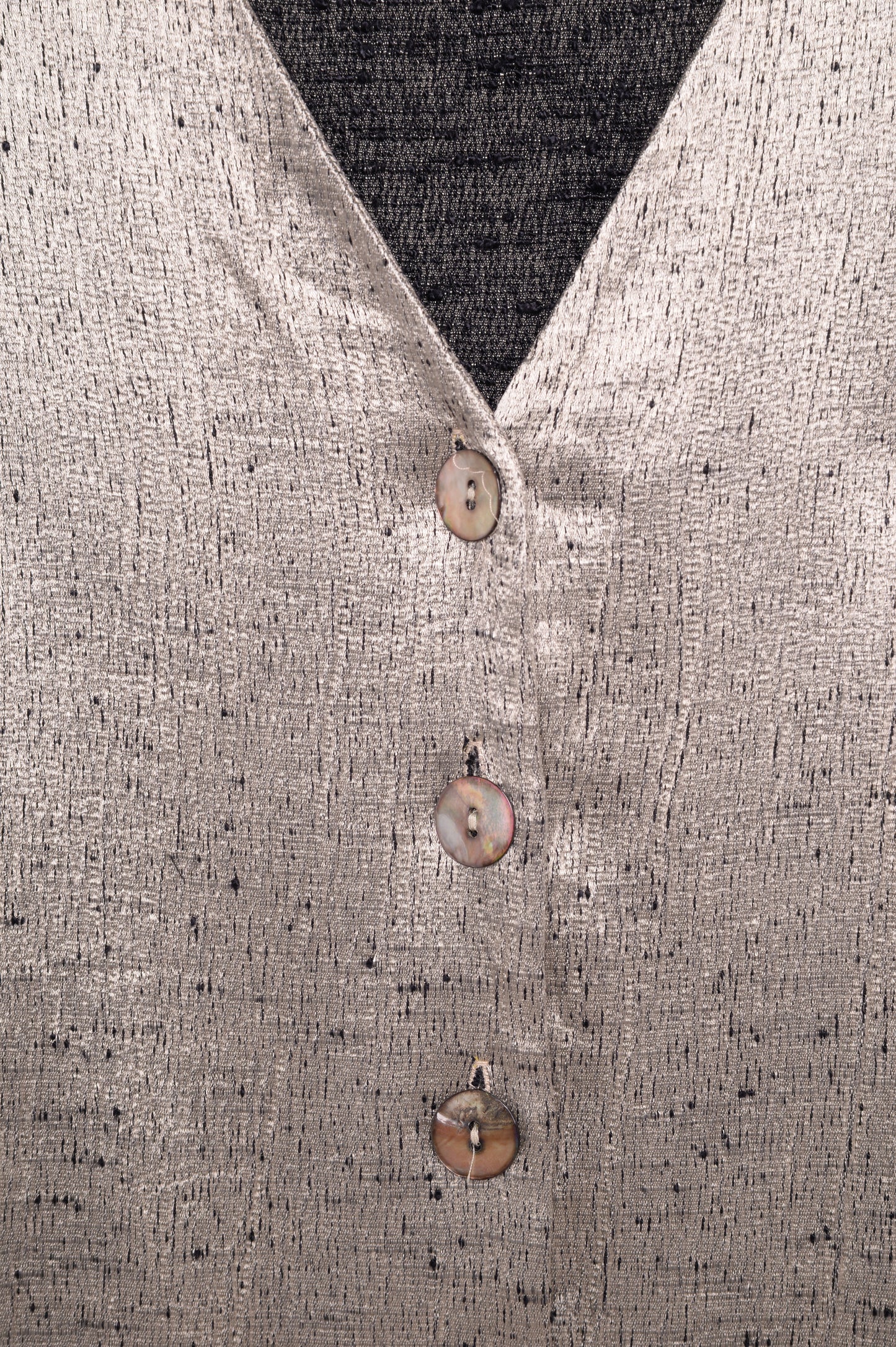 1990s Silver Button Top