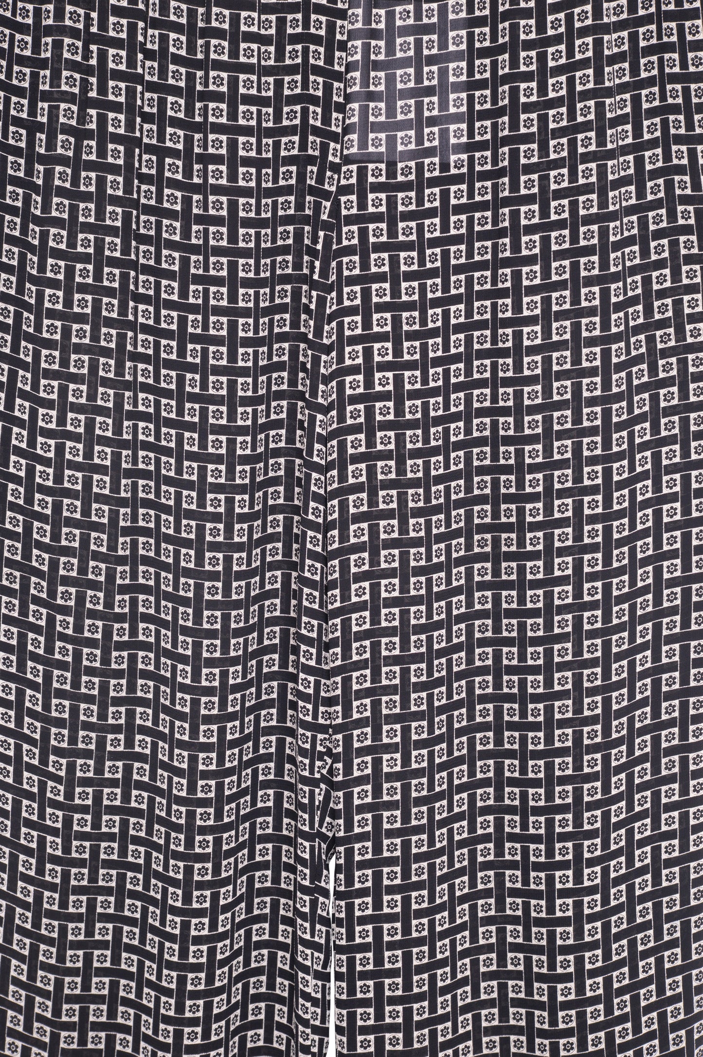 1990s Lightweight Floral Trousers