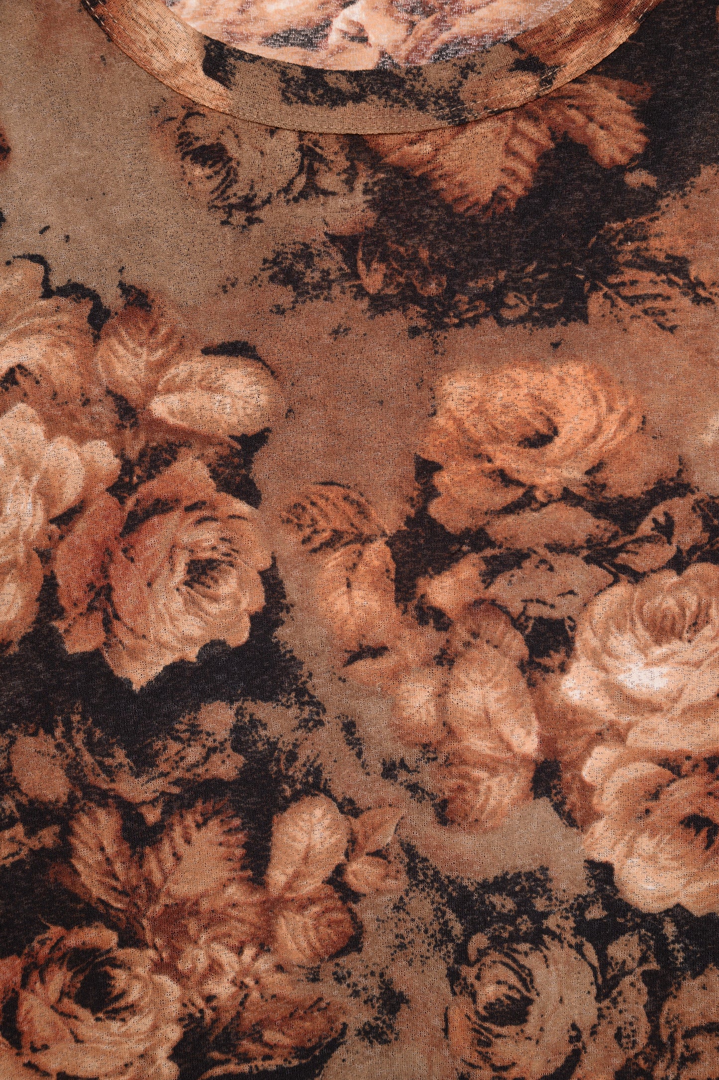 1990s Mesh Floral Top