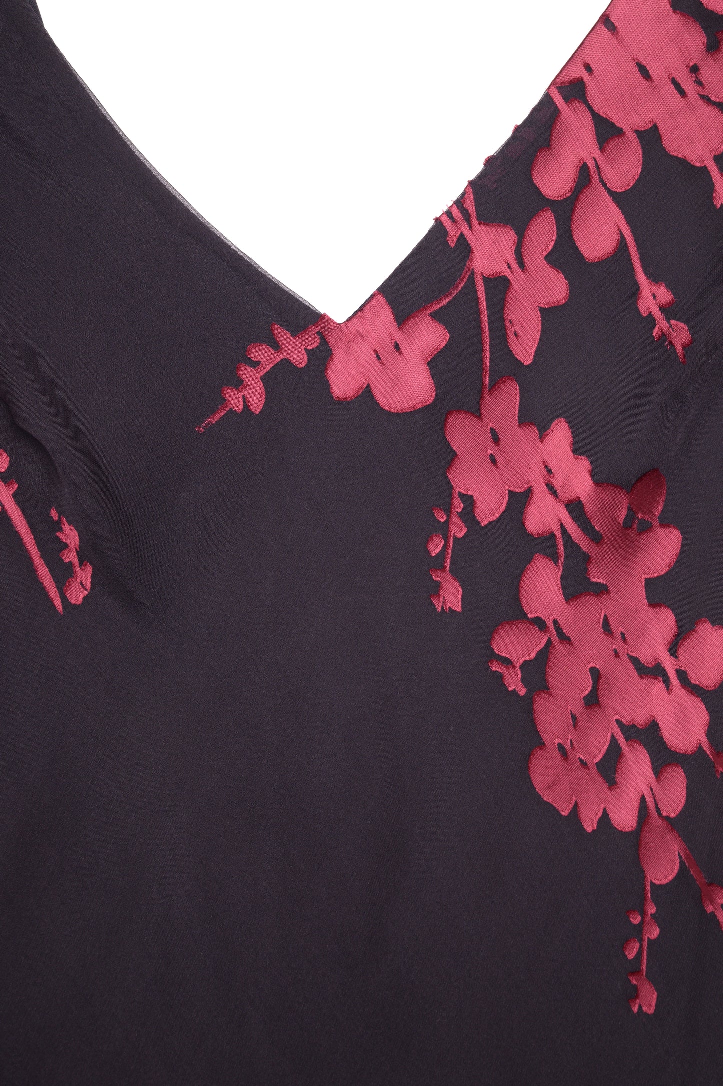 Silk Floral Maxi Dress