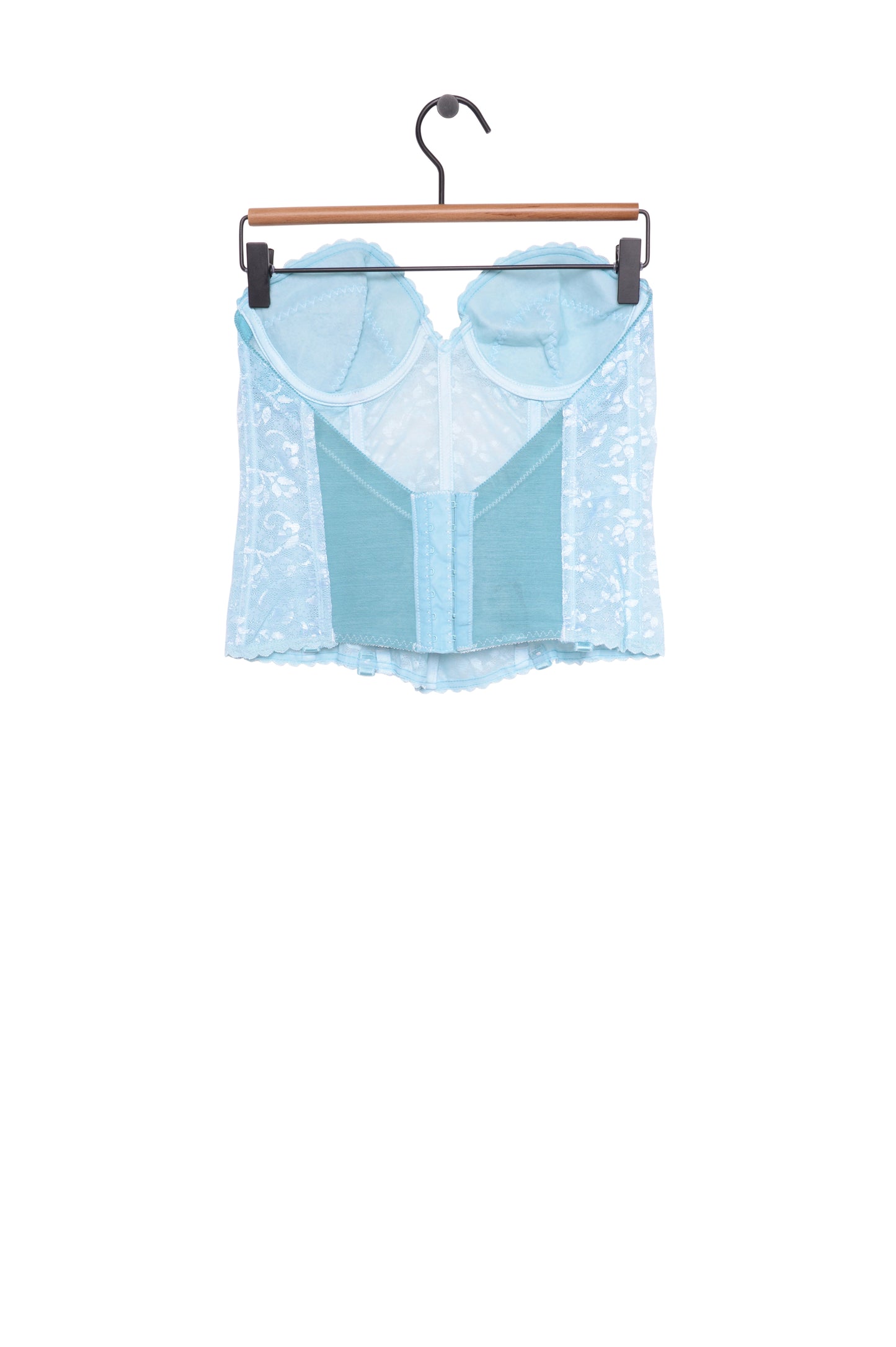 Hand-Dyed Lace Corset Top
