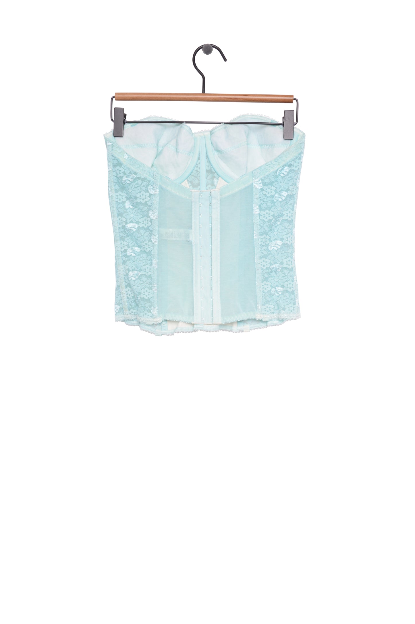 Hand-Dyed Lace Corset Top