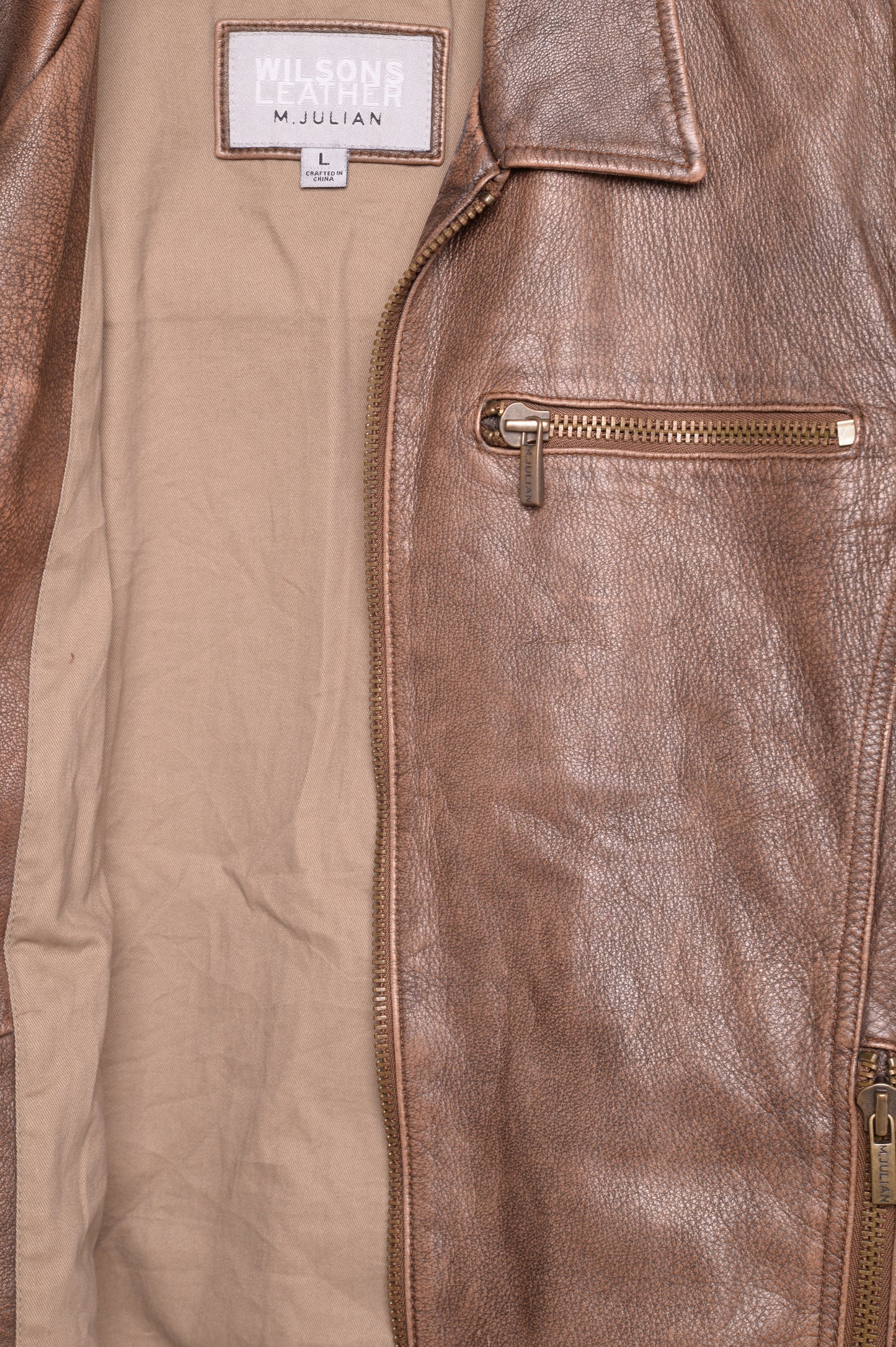 Wilson's Brown Leather Jacket