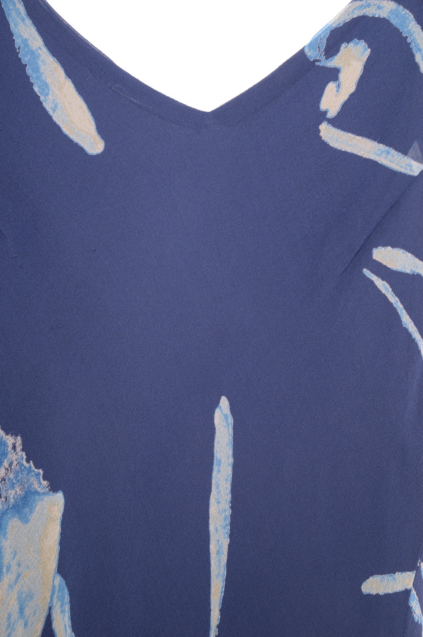 Y2K Silk Floral Ruffle Midi Dress