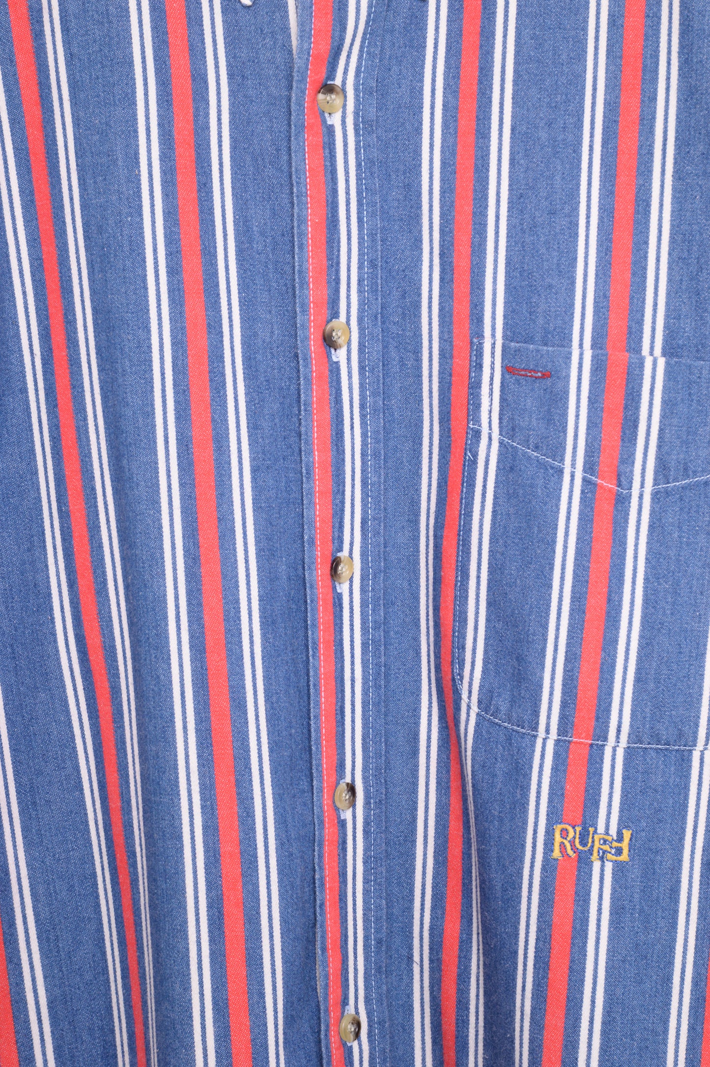 Striped Denim Button Down