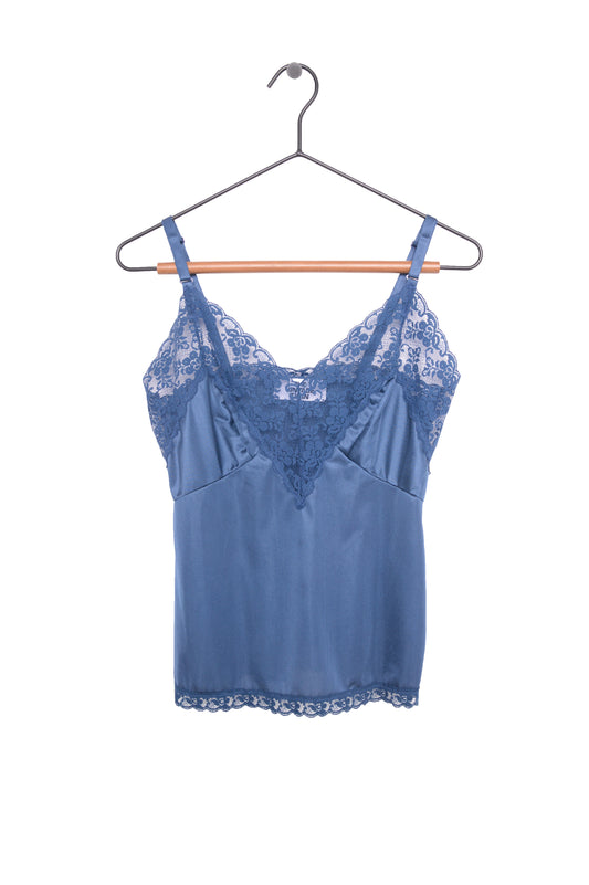1950s Hand Dyed Lace Slip Top
