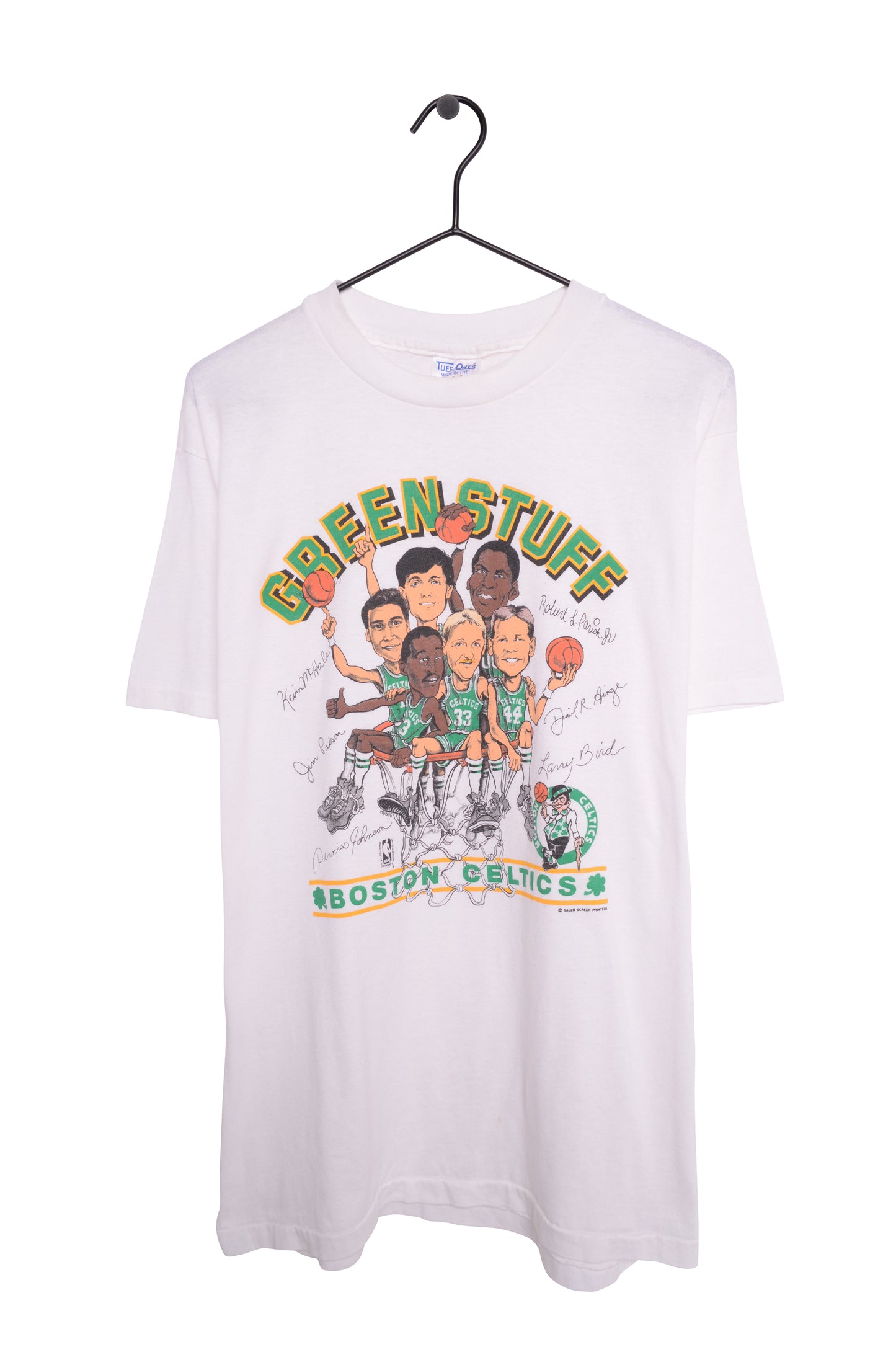 1990s Boston Celtics Green Stuff Tee USA
