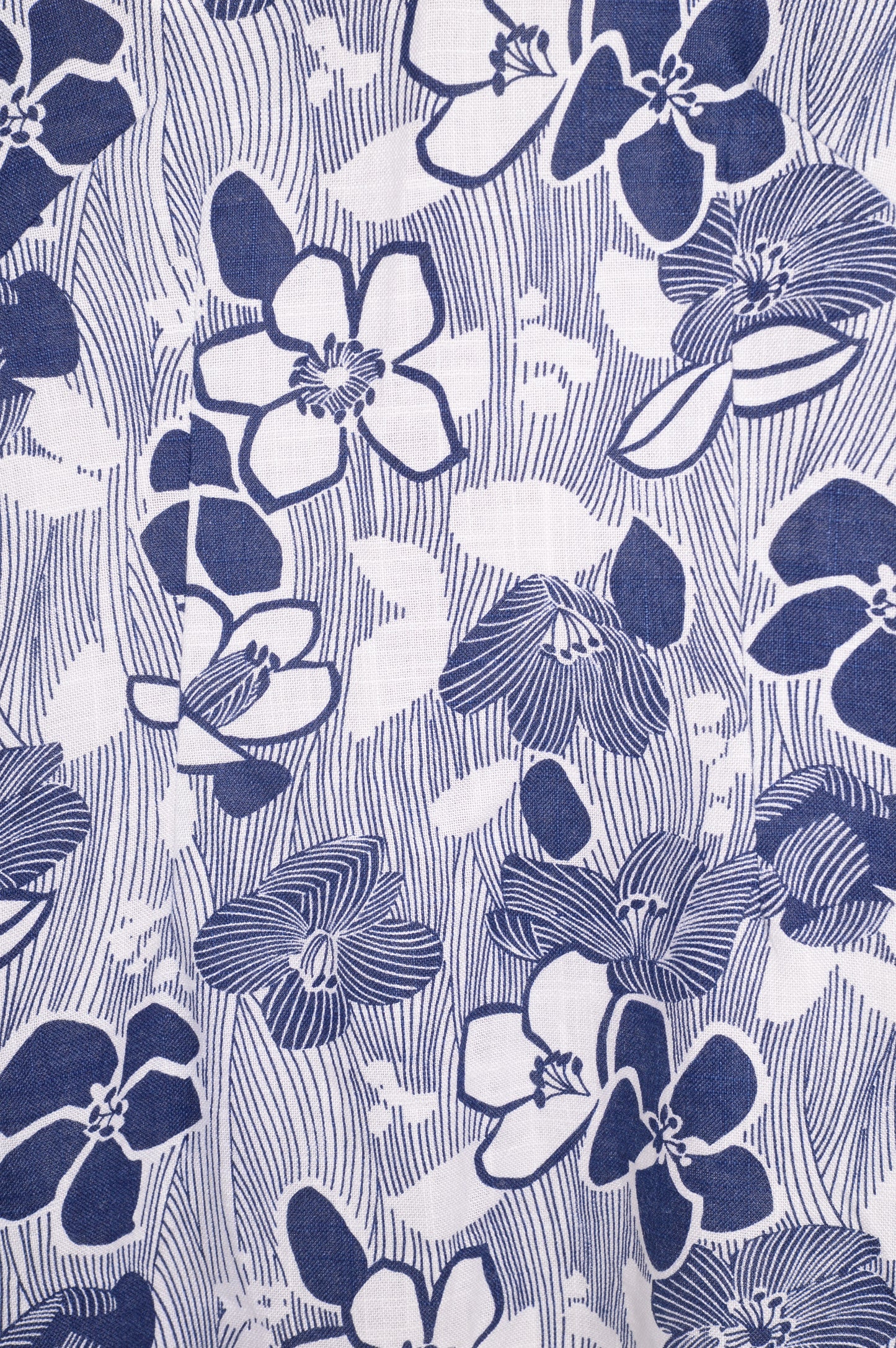 1970s Custom Floral Mini Dress